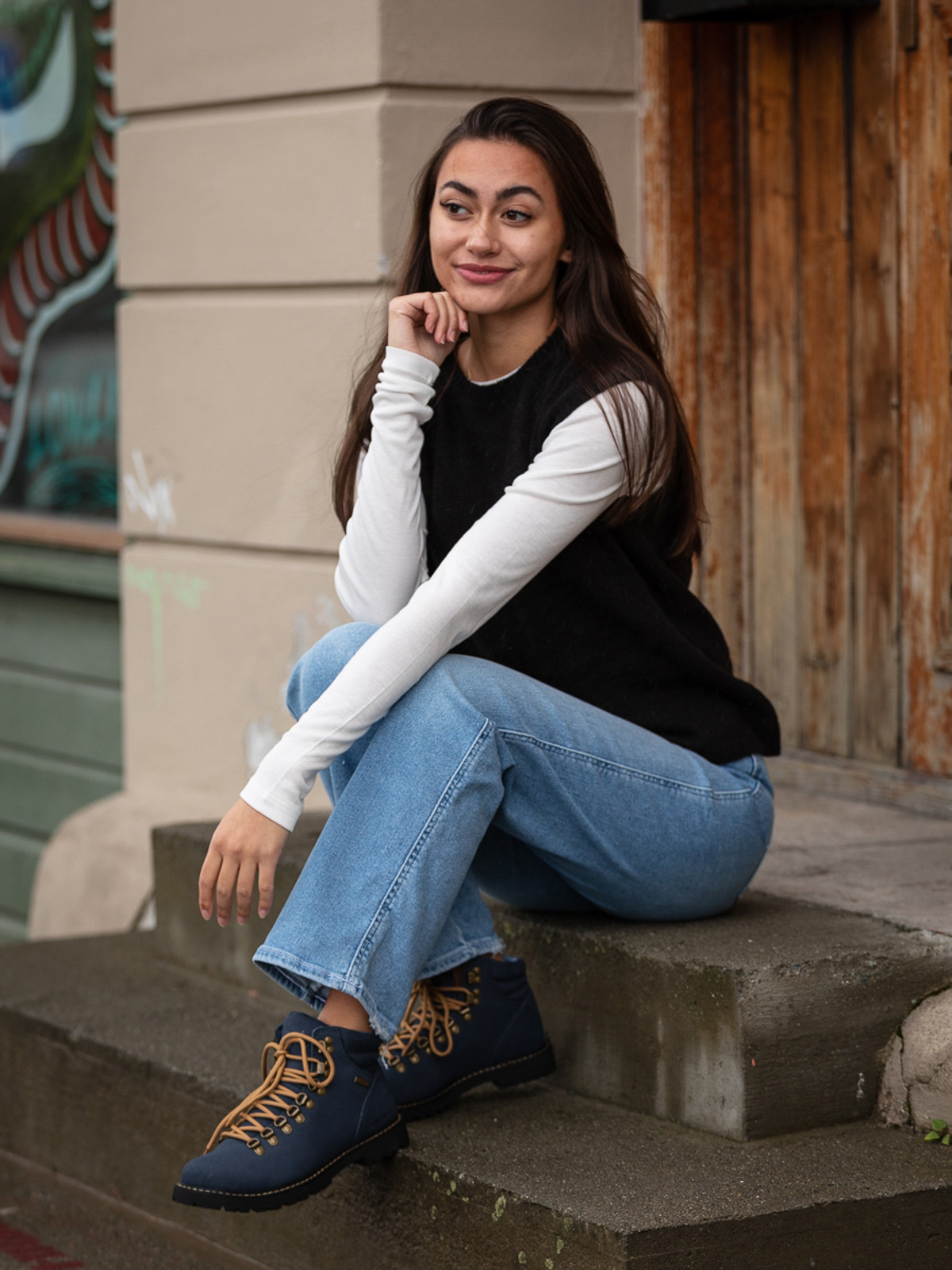 Twentyfour Finse Dalen Boot Blekkblå