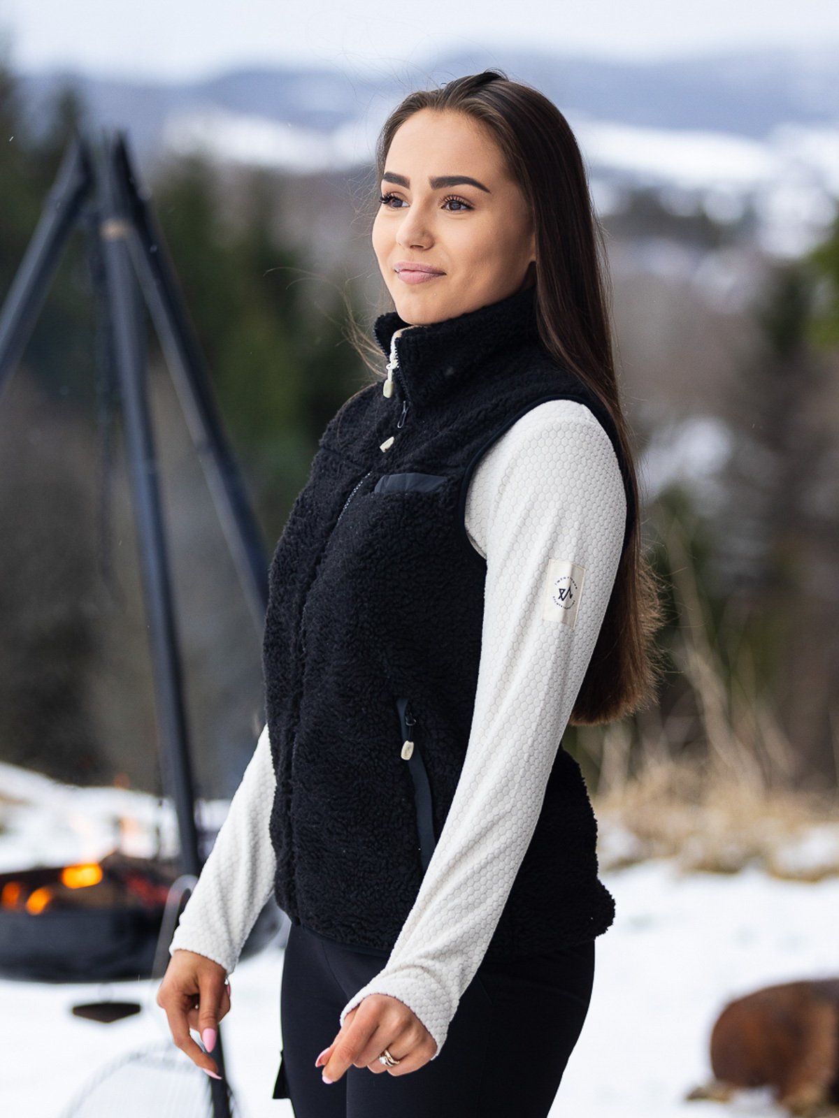 Twentyfour x GI Pile Vest Sort