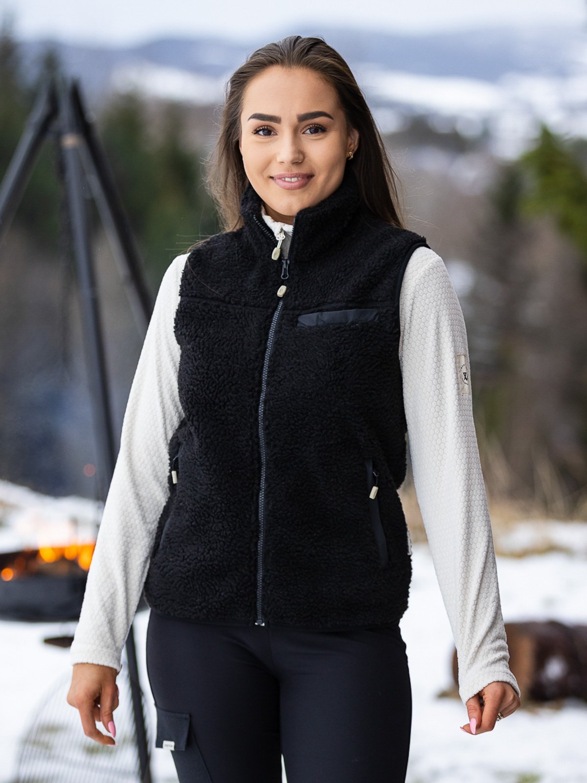 Twentyfour x GI Pile Vest Sort