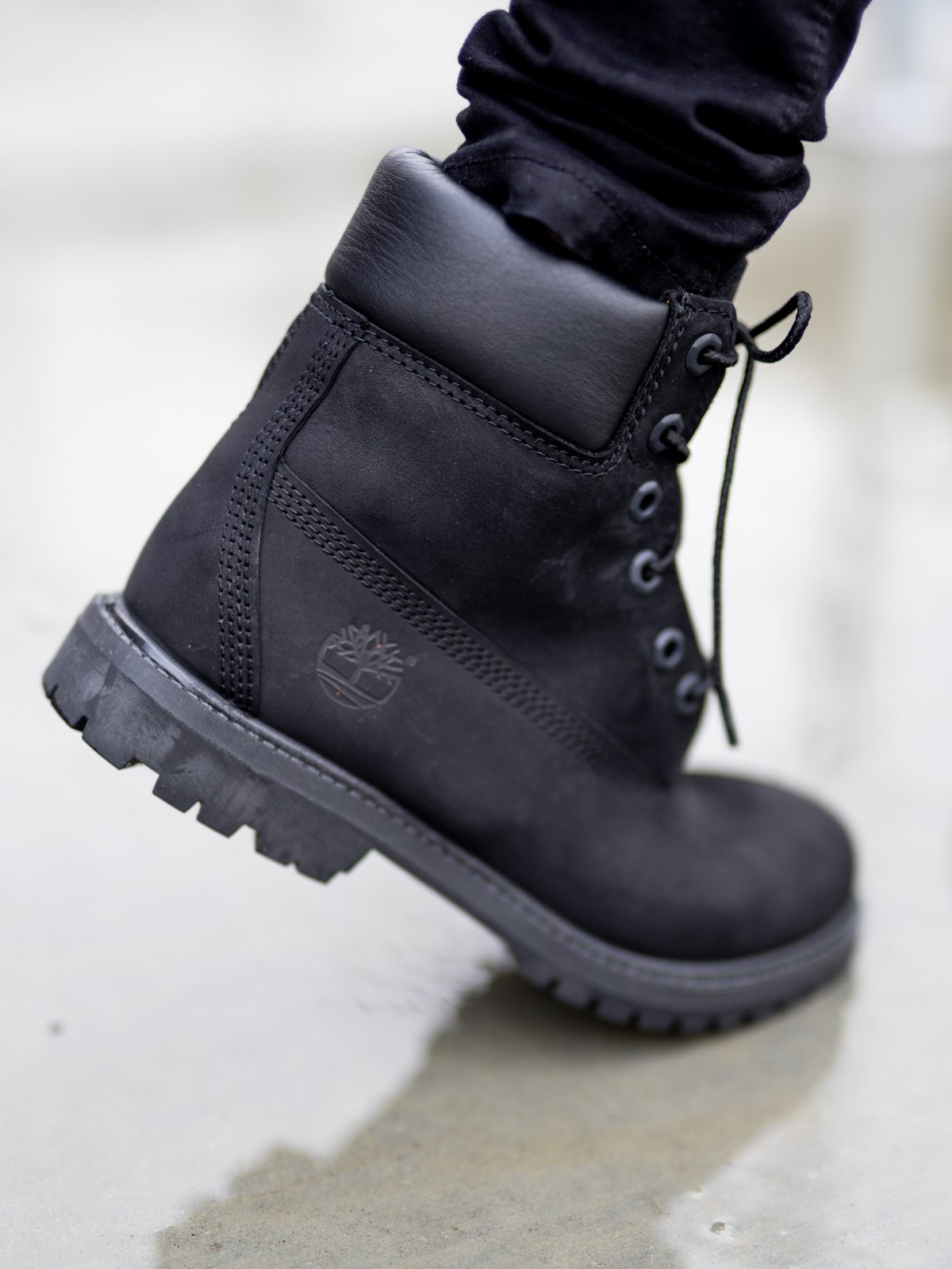 Timberland 6 inch Premium Boot Black Nubuck