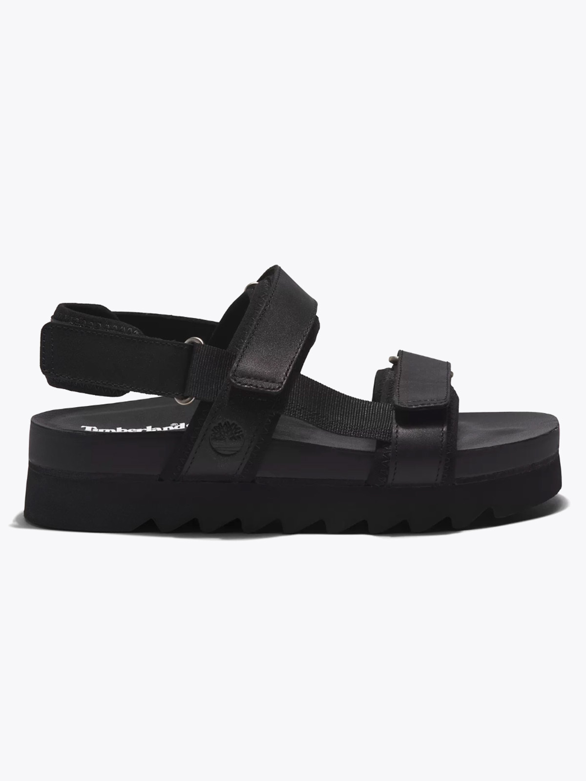 Timberland Santa Monica Sporty Sandal Black Full-Grain