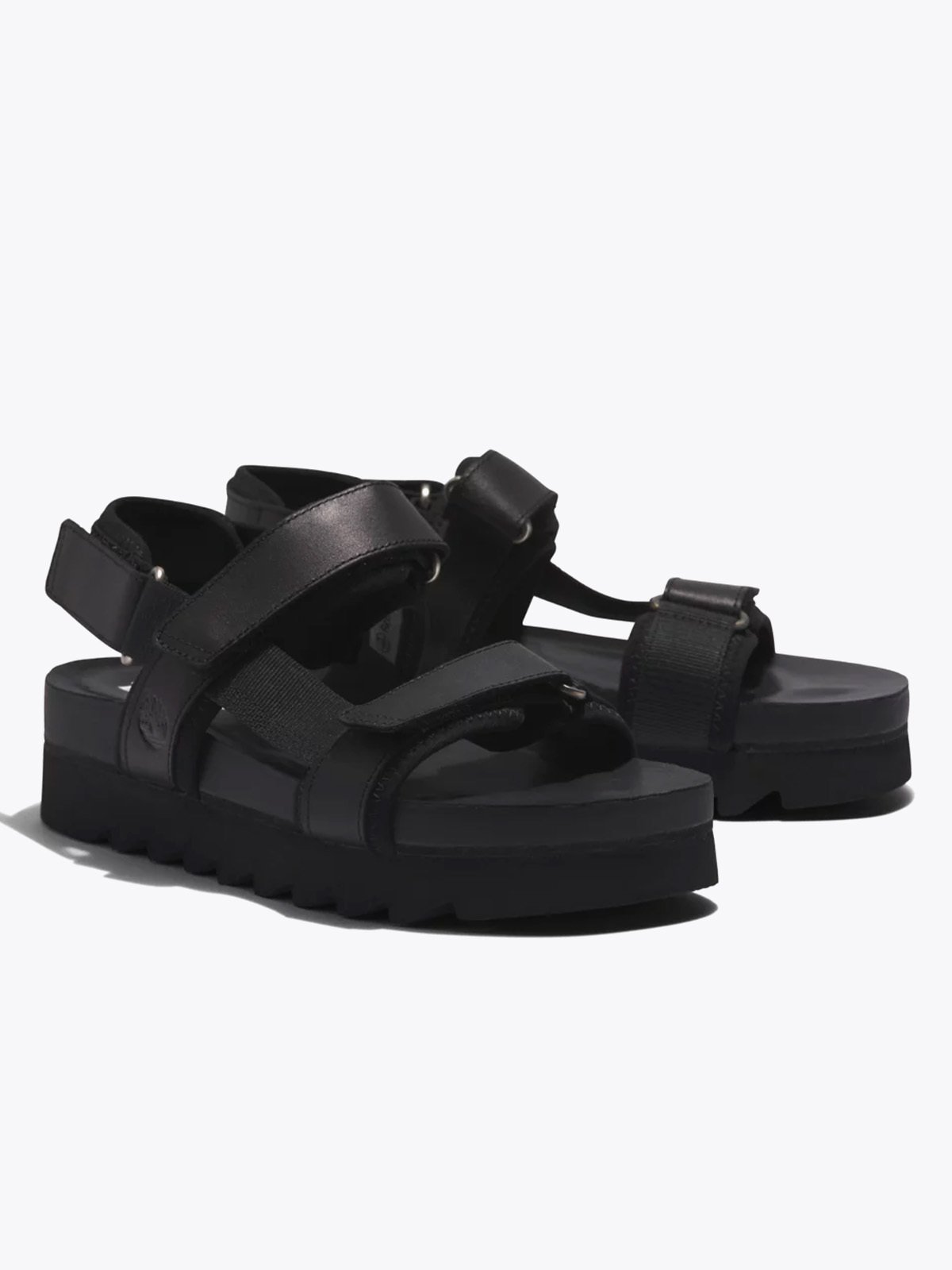 Timberland Santa Monica Sporty Sandal Black Full-Grain