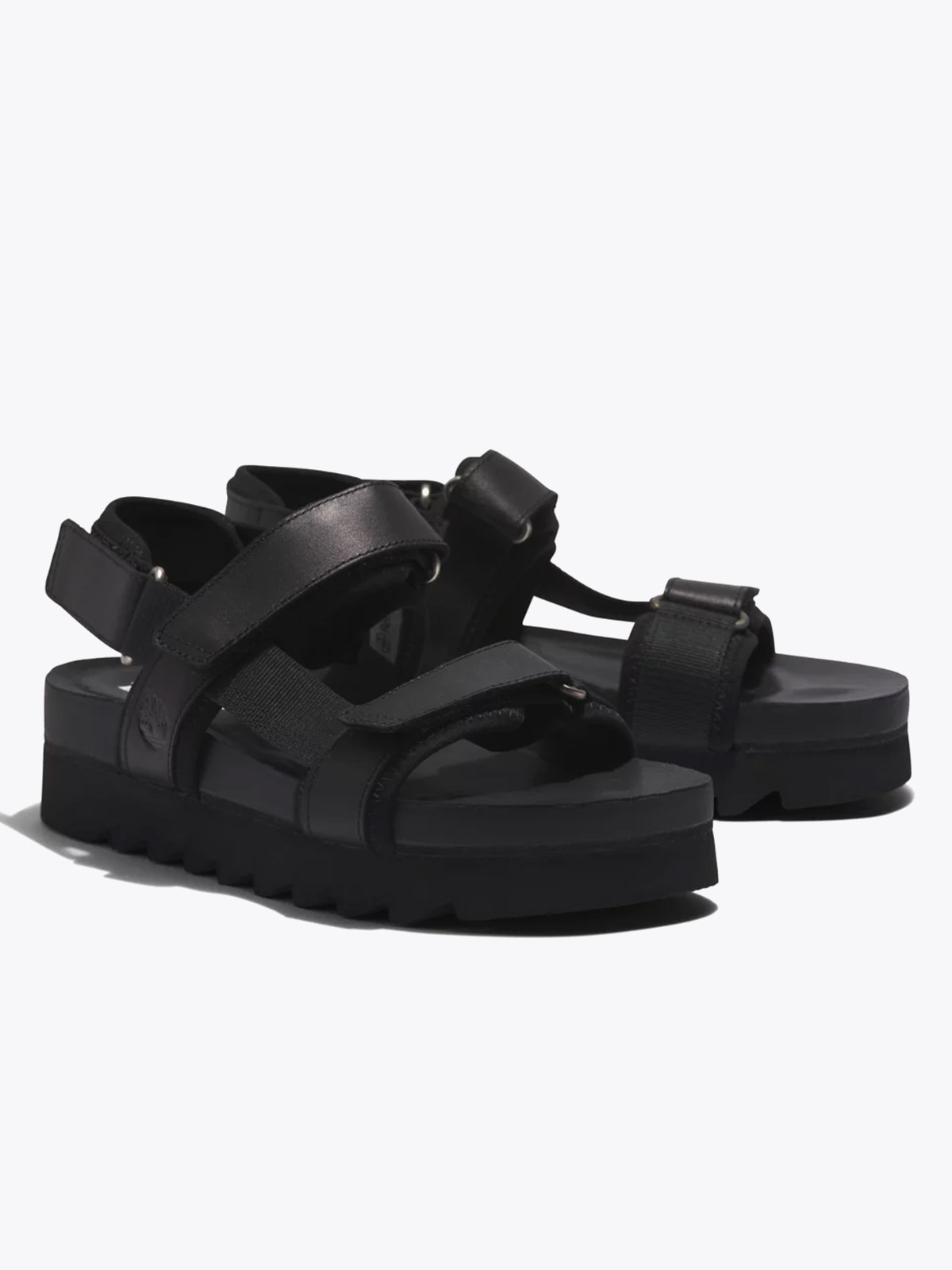 Timberland Santa Monica Sporty Sandal Black Full-Grain