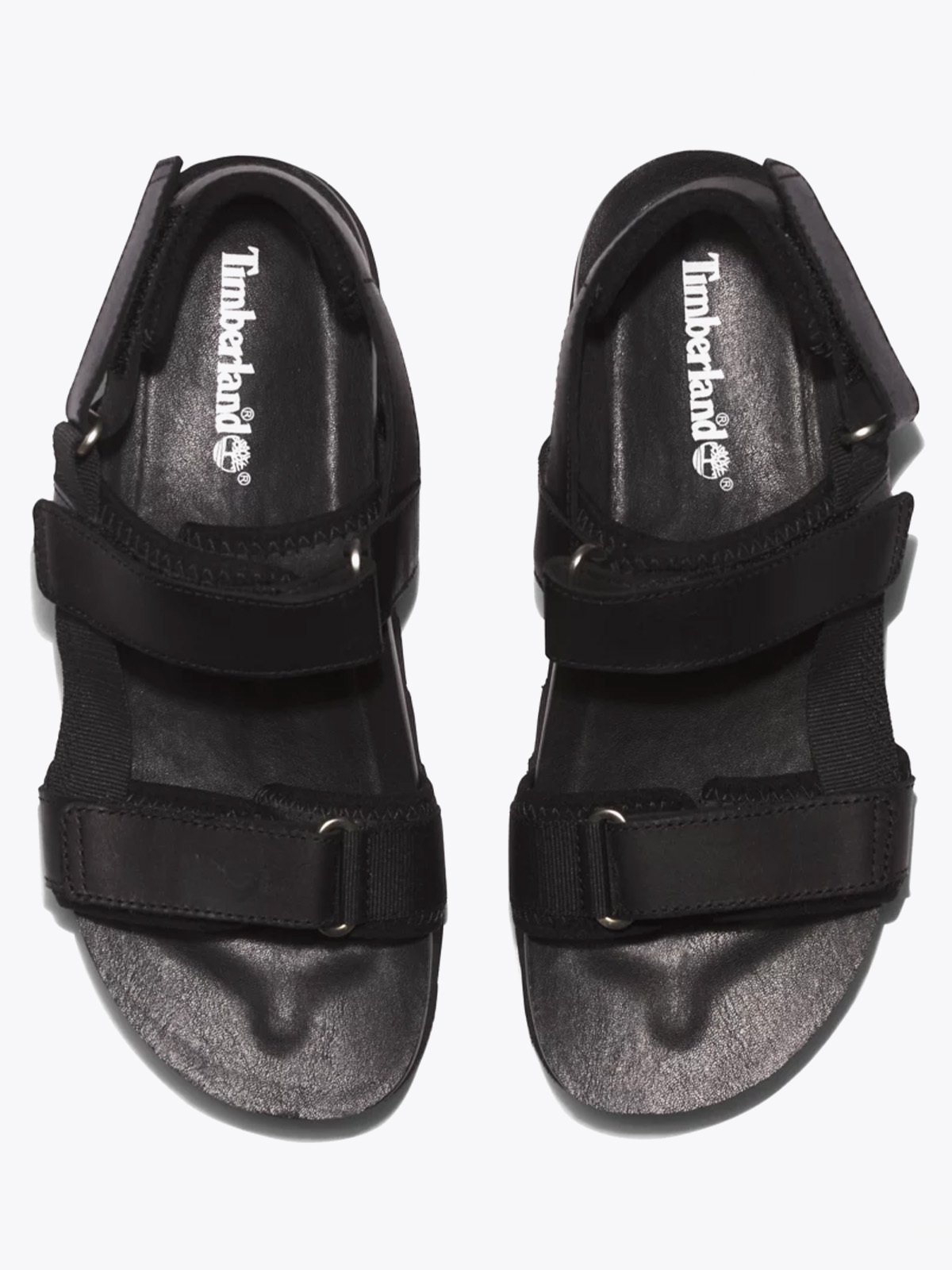 Timberland Santa Monica Sporty Sandal Black Full-Grain