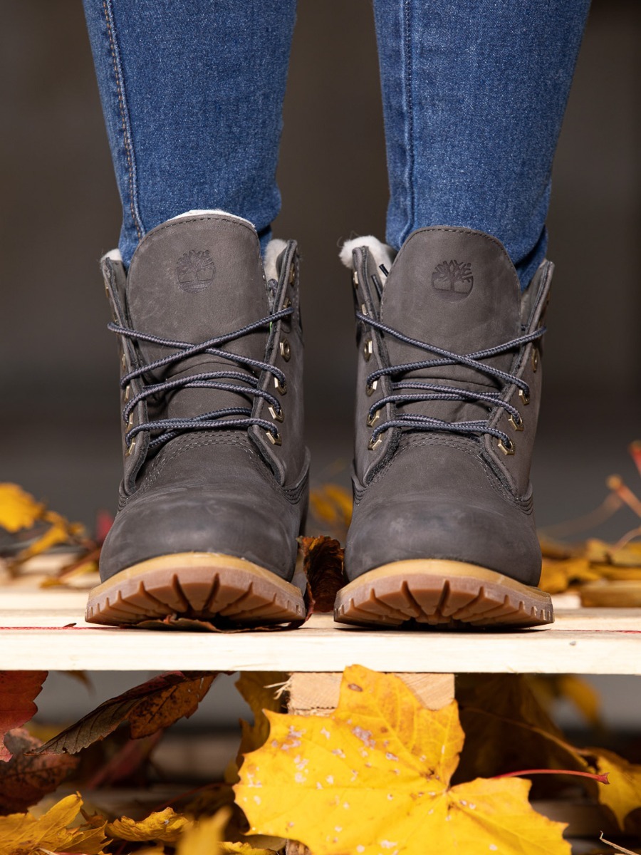 Timberland 6 inch Premium Shearling Lined WP Boot Grey