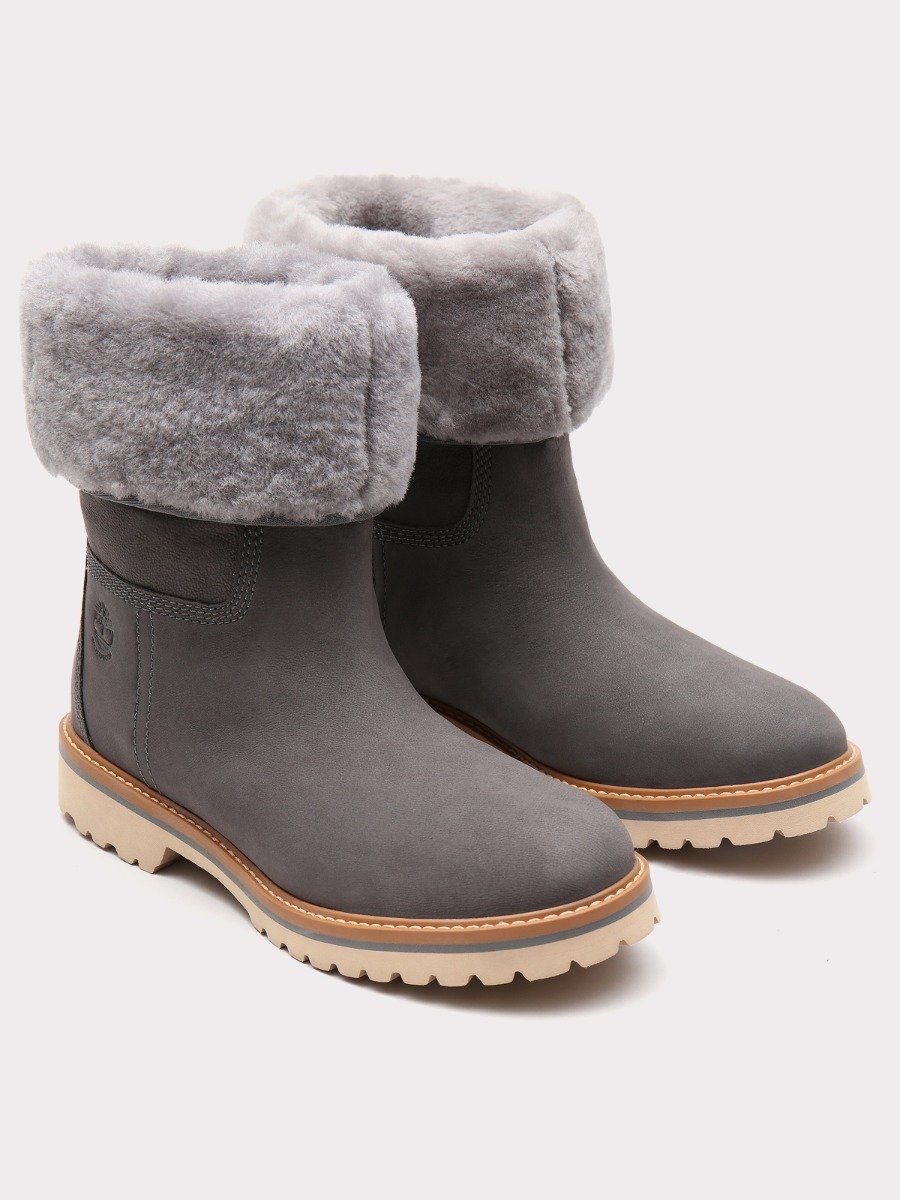 Timberland Chamonix Valley Wp Shearling Fold Down Medium gray