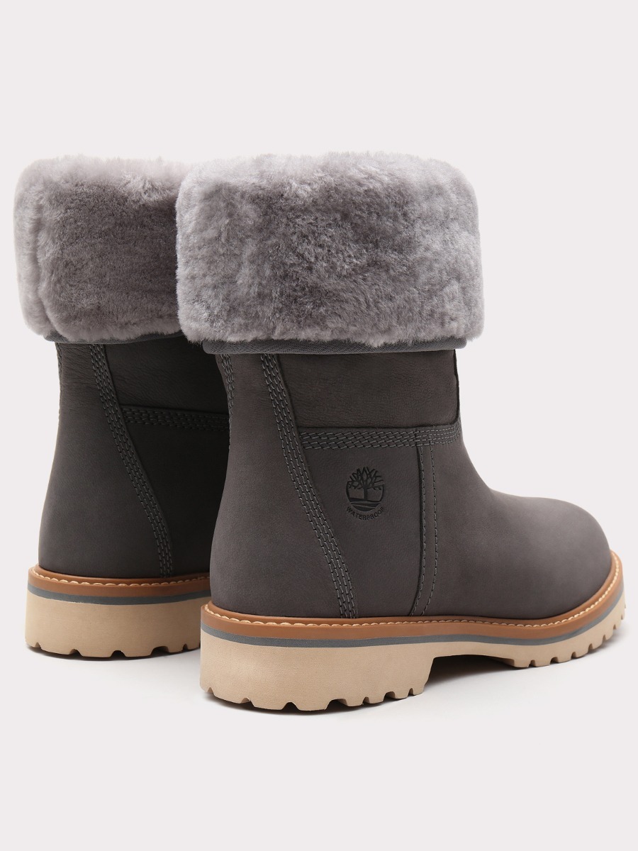 Timberland Chamonix Valley Wp Shearling Fold Down Medium gray