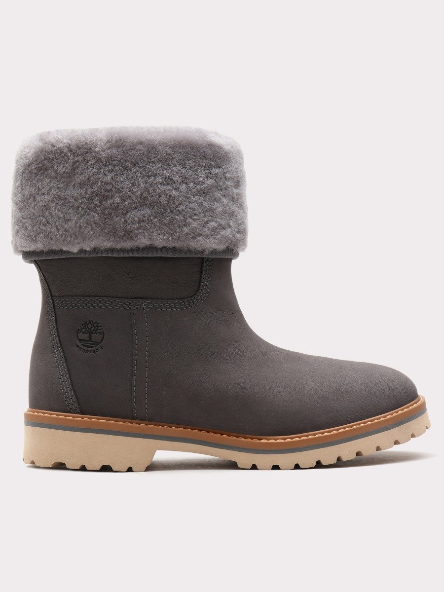 Timberland Chamonix Valley Wp Shearling Fold Down Medium gray