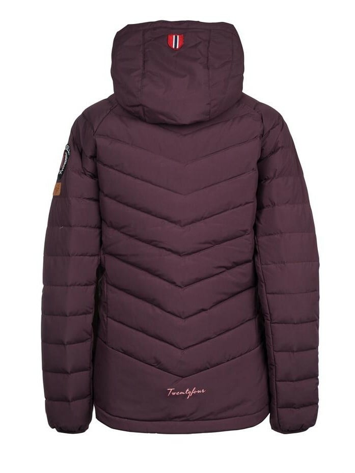 Twentyfour Finse Stretch Down Jacket Burgunder