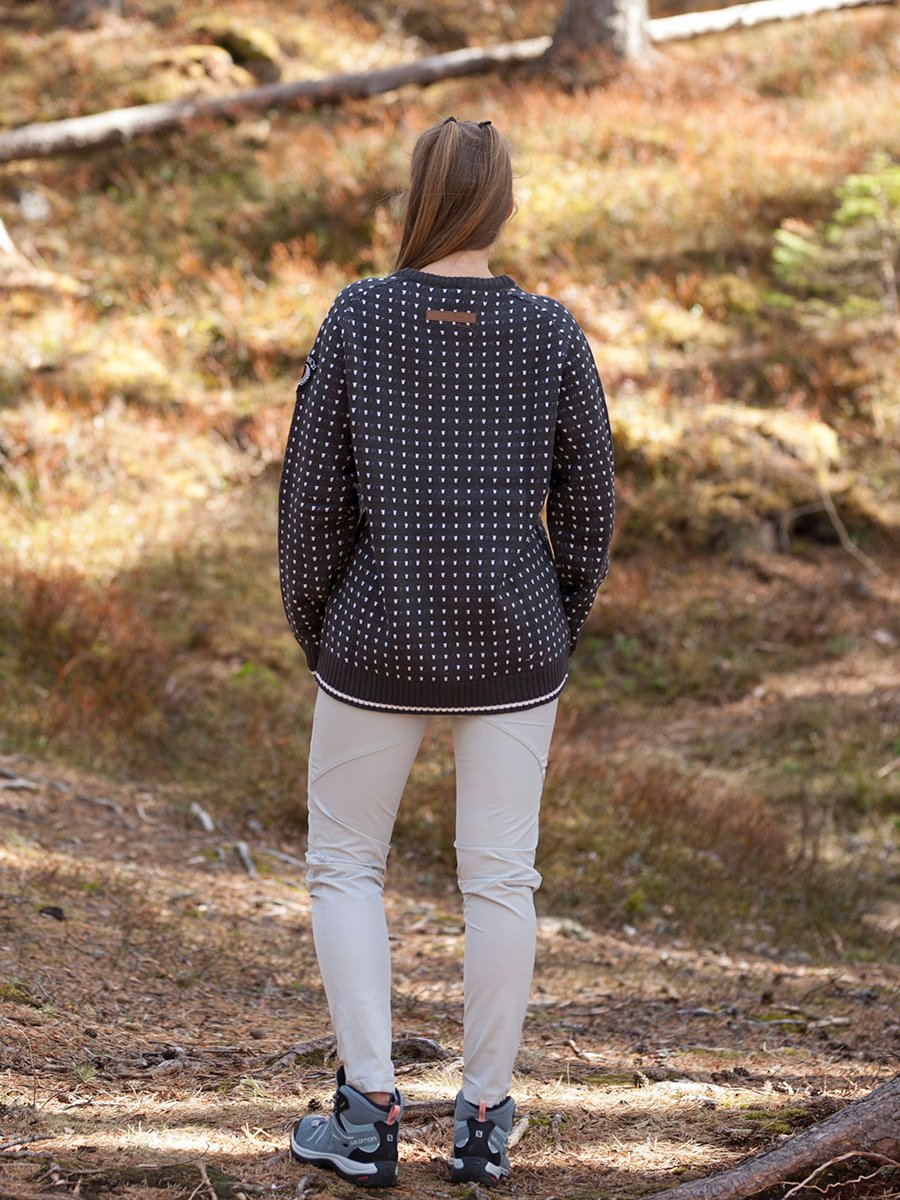 Twentyfour Finse Strikkegenser Antrasitt