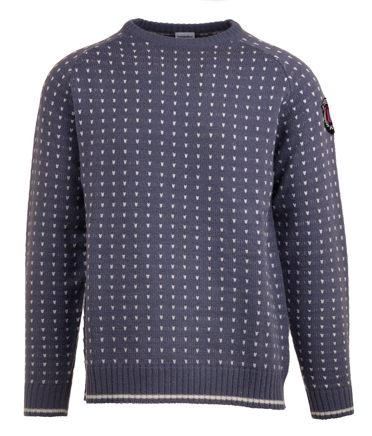 Twentyfour Finse Strikkegenser Skyggelilla