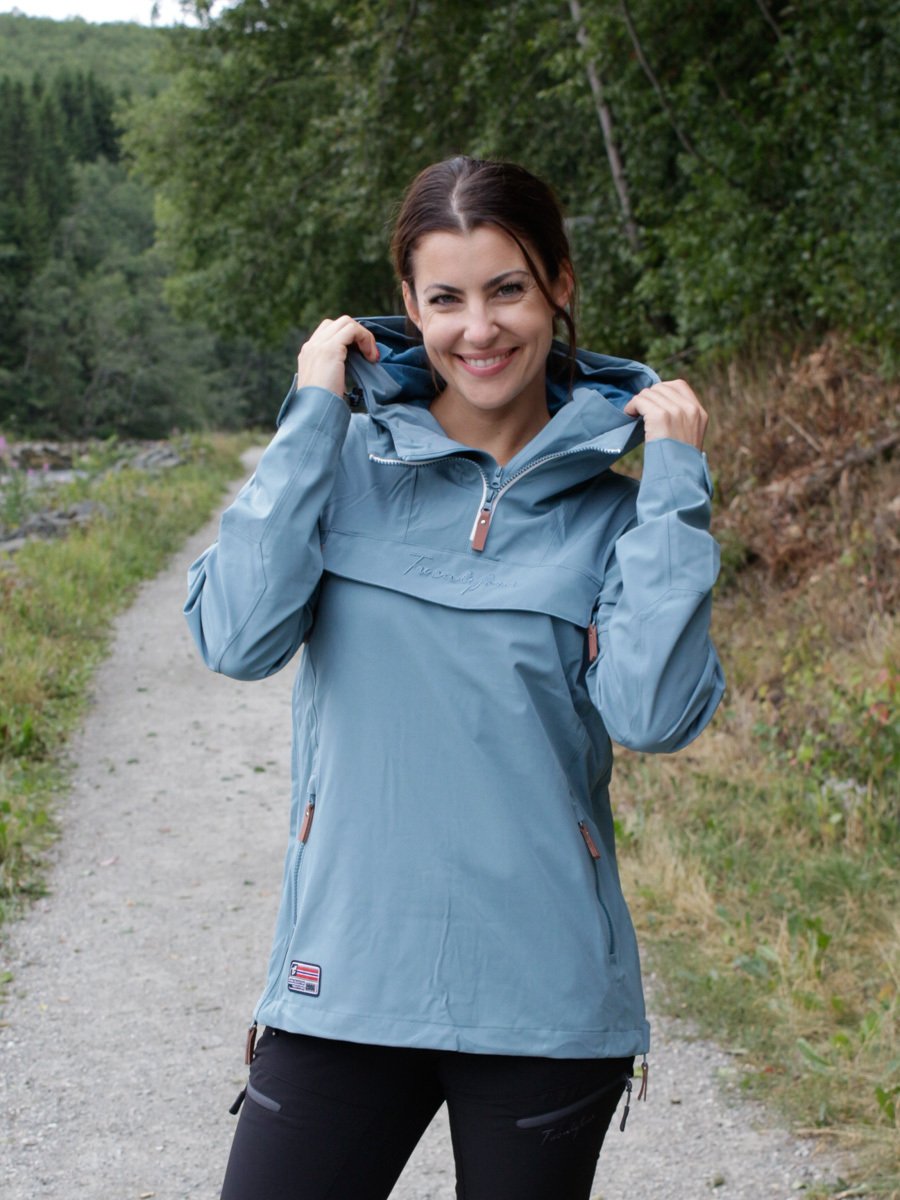 Twentyfour Finse 2-lags Anorakk Gammelblå