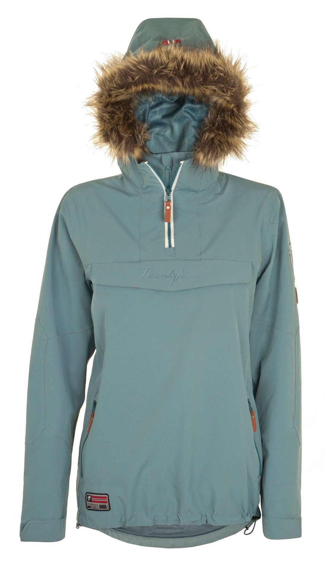 Twentyfour Finse 2-lags Anorakk Gammelblå