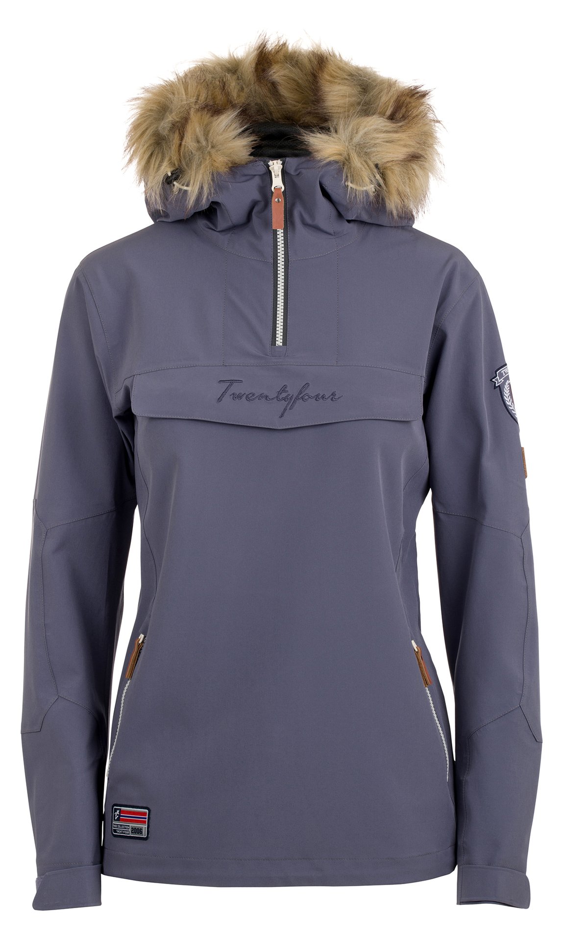 Twentyfour Finse 2-lags Anorakk Skyggelilla