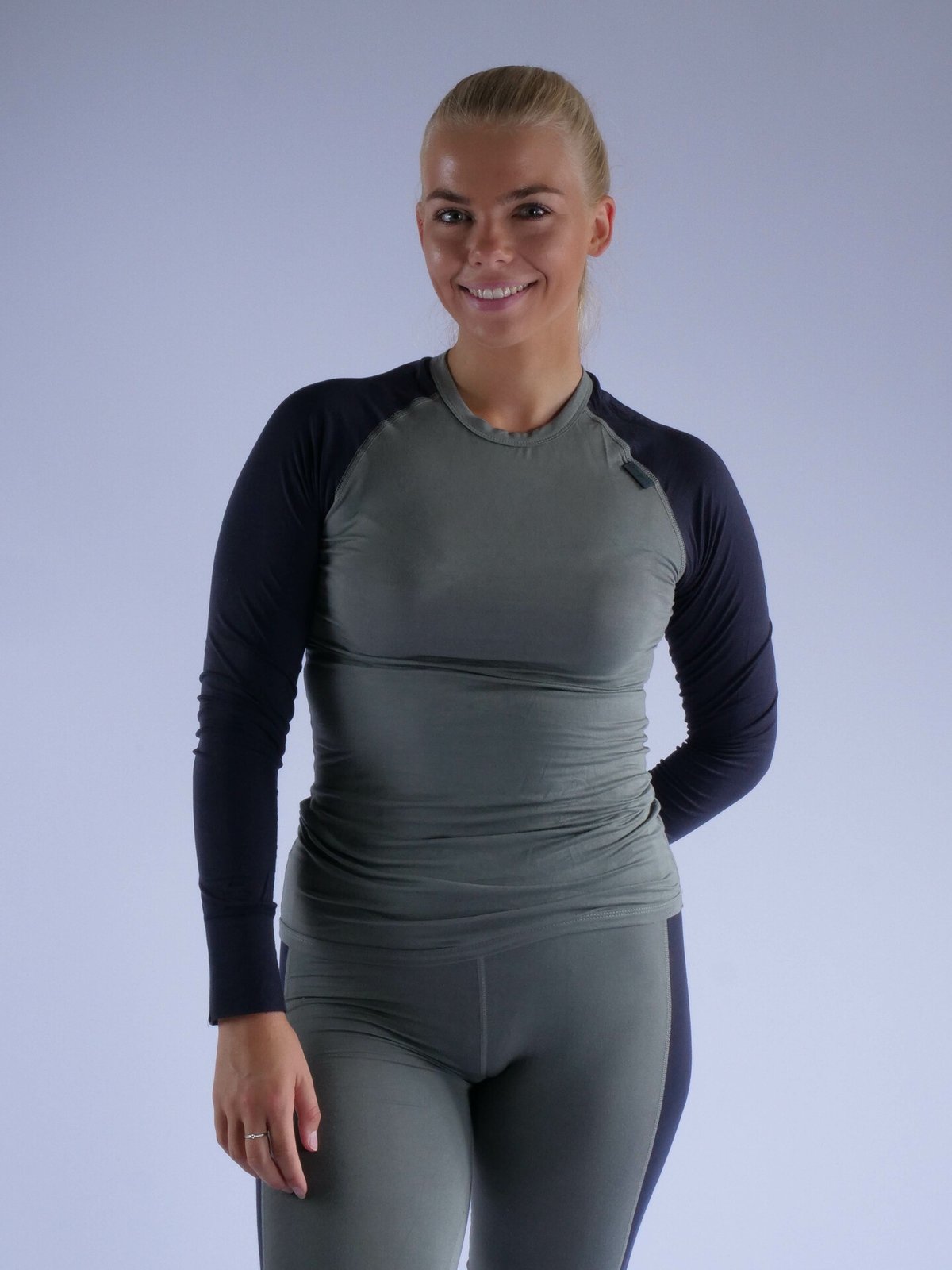 Twentyfour Mellow Bambusundertøy Sett Mattgrønn