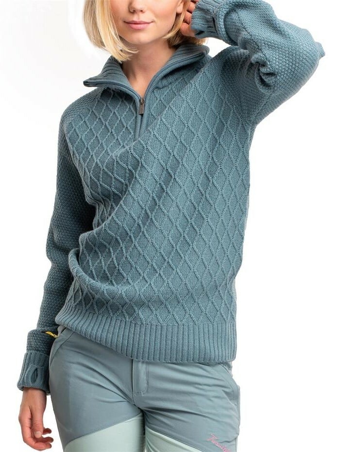 Twentyfour Mellow Half Zip Genser Grågrønn