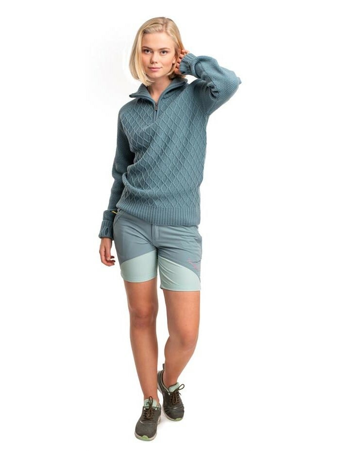 Twentyfour Mellow Half Zip Genser Grågrønn