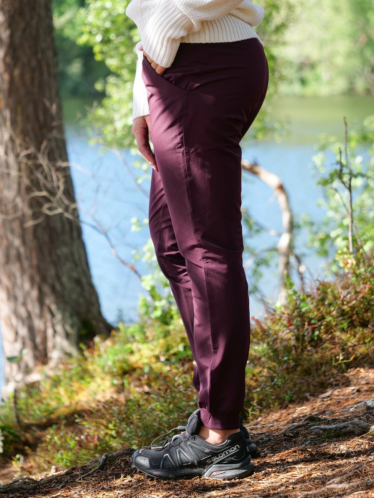 Twentyfour Mellow WP Bukse Burgunder