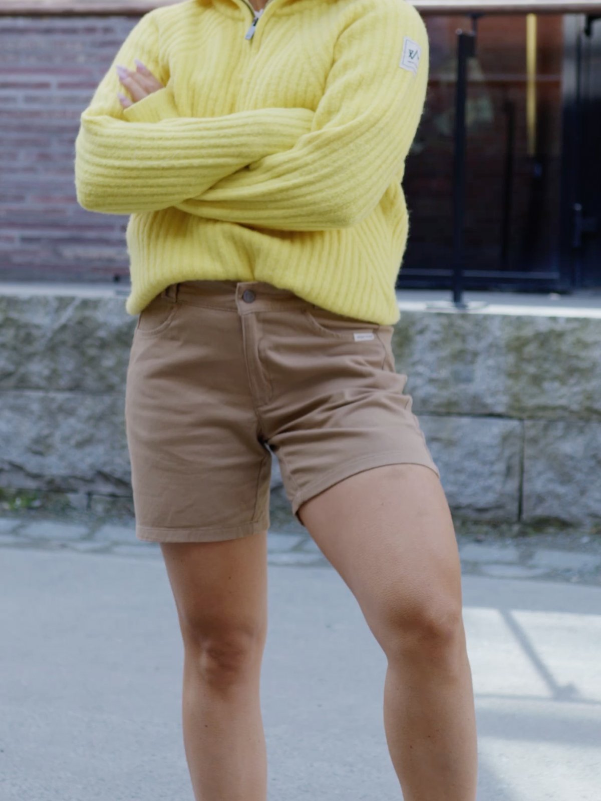 Twentyfour x GI Shorts Mørk Beige - Get Inspired Exclusive Collection