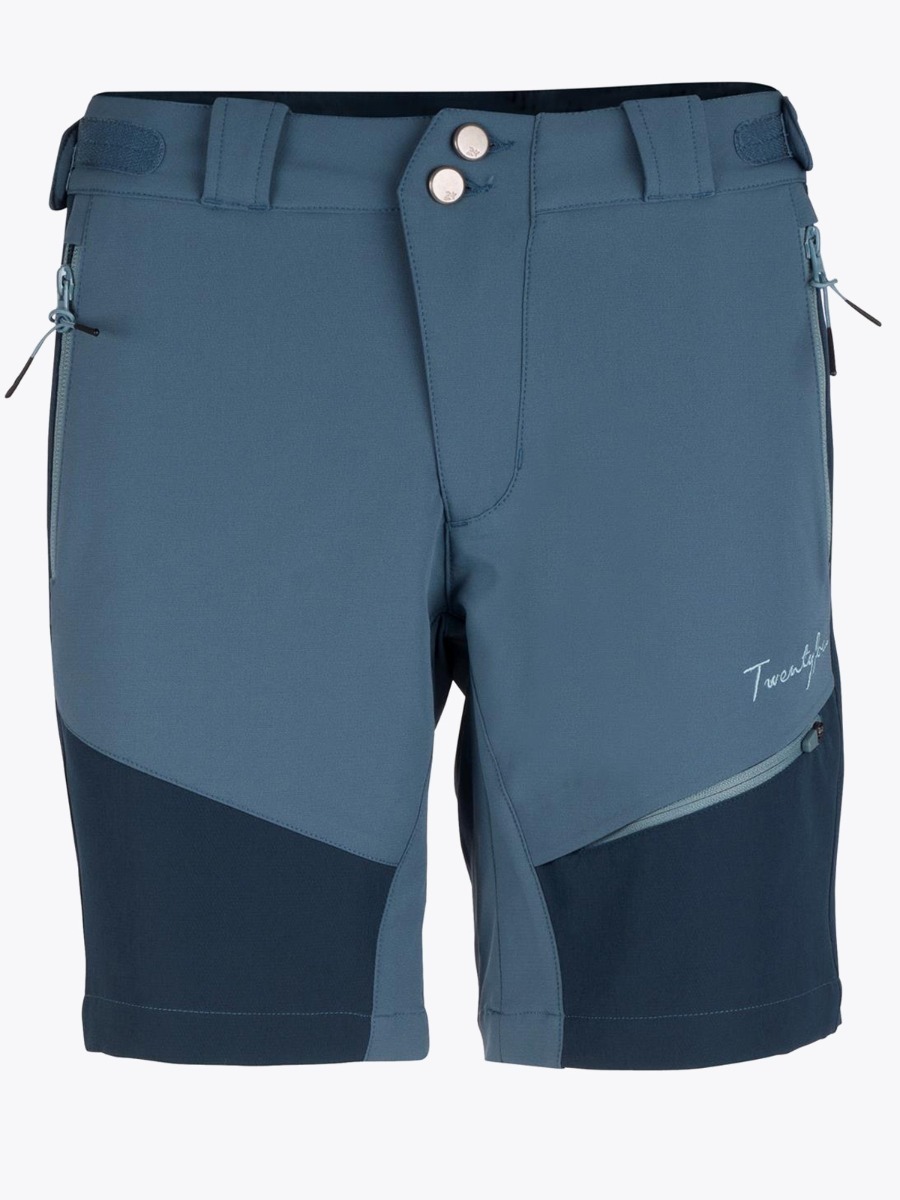 Twentyfour Flåm Light Softshell Shorts Denimblå