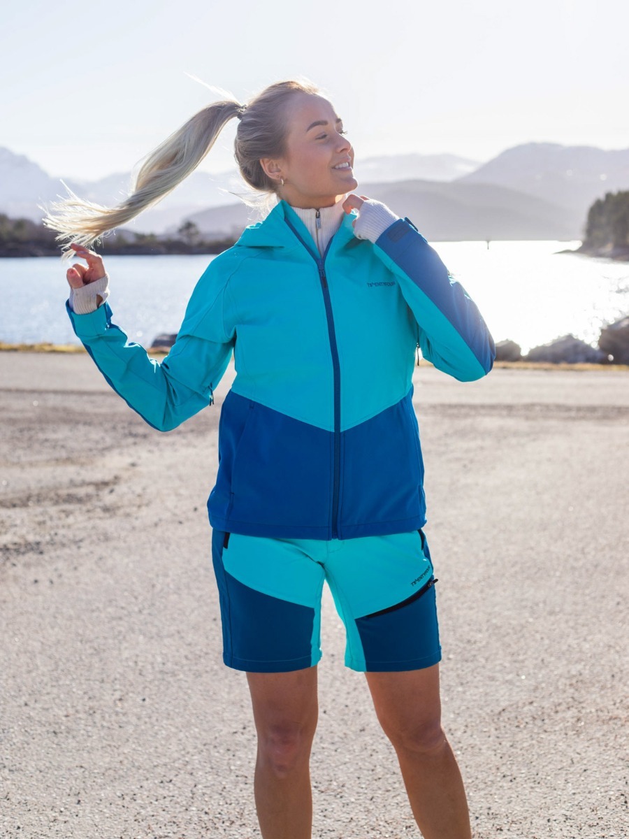 Twentyfour Flåm Light Softshell Shorts Turkis