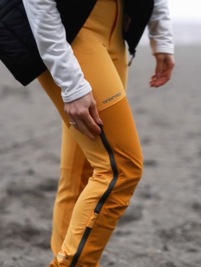 Twentyfour Isbre 2.0 Softshellbukse Mørk gul