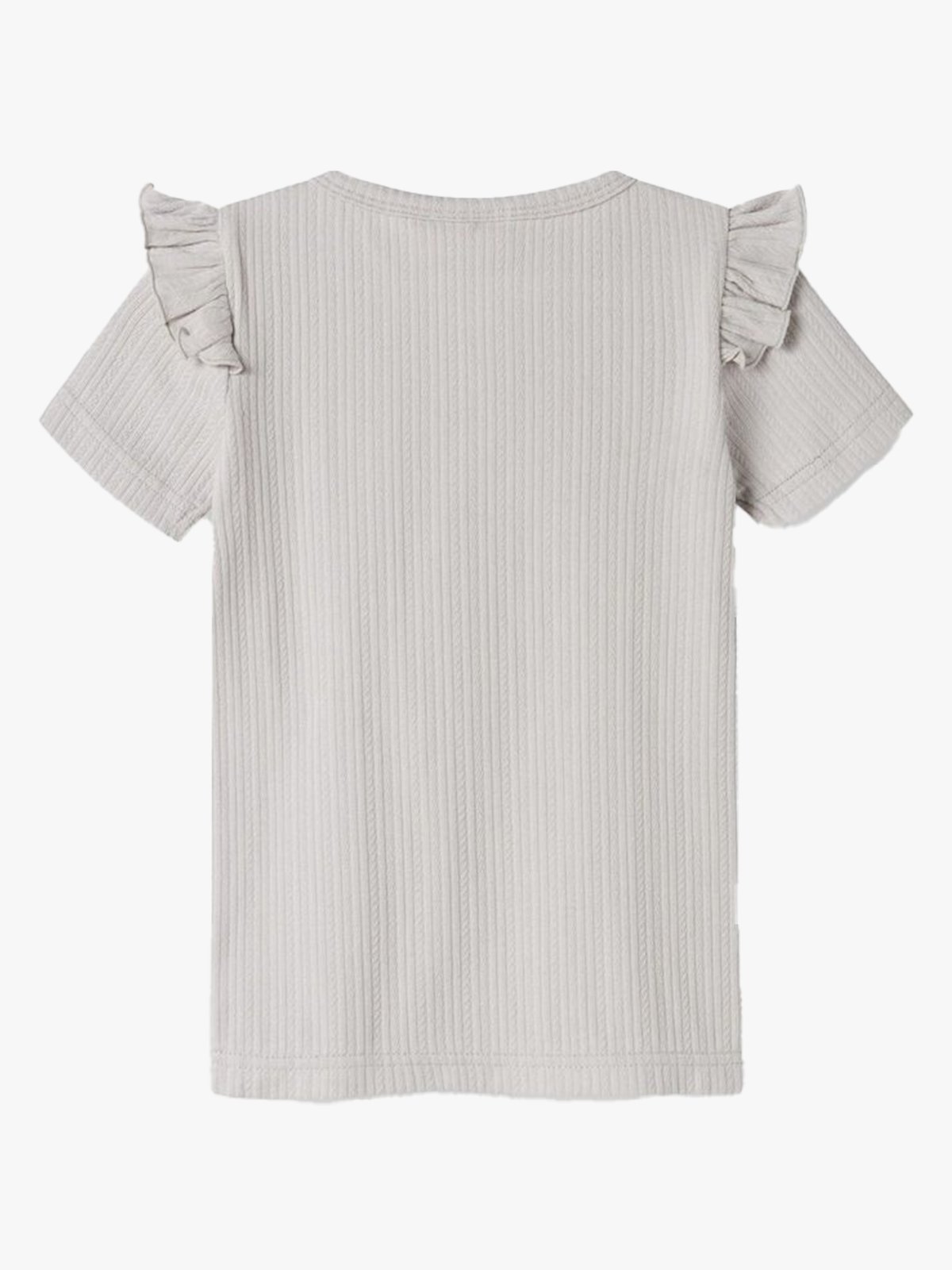 Lil- Atelier Fleura Short Sleeve Slim Top Vapor Blue