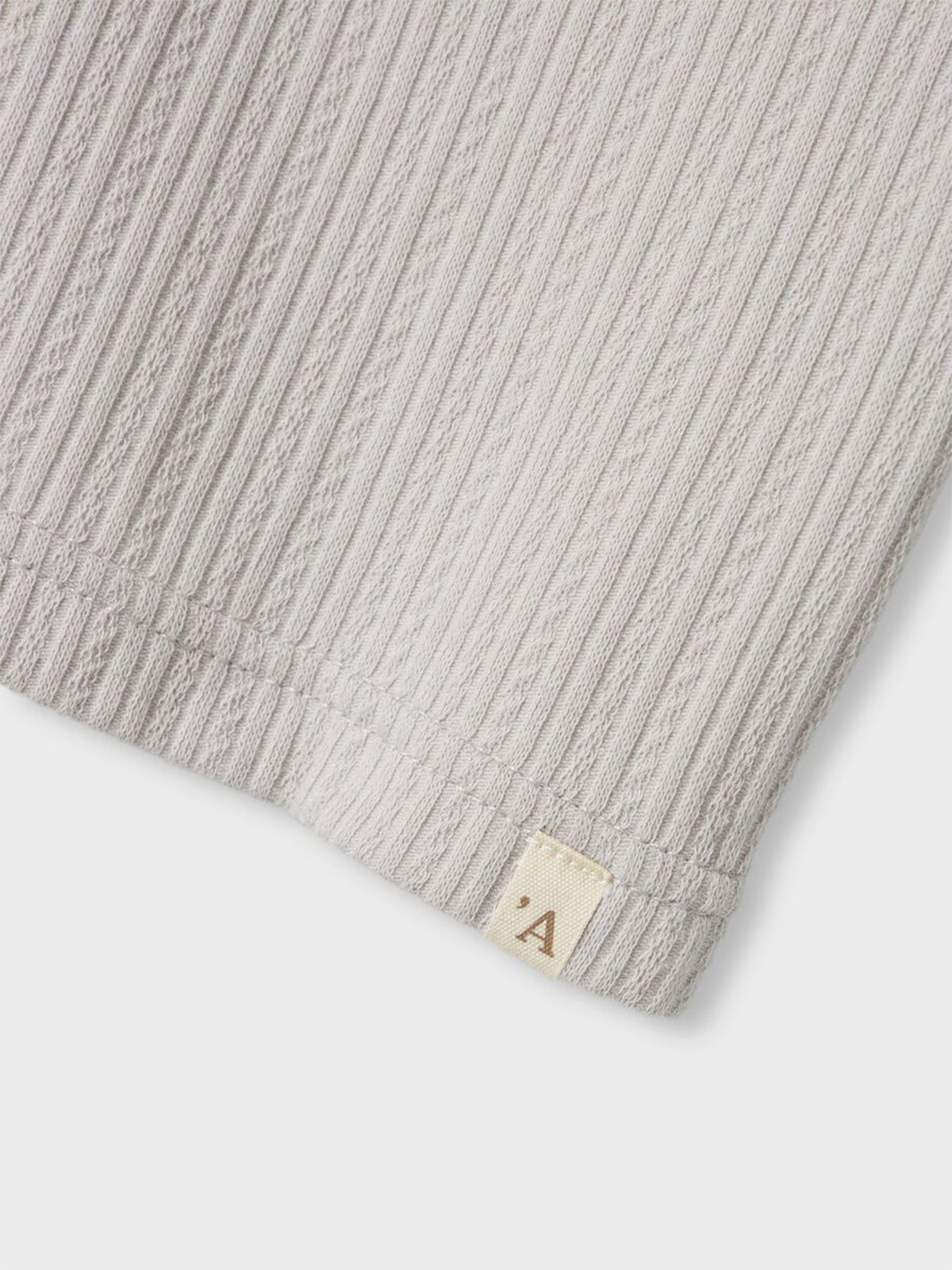 Lil- Atelier Fleura Short Sleeve Slim Top Vapor Blue