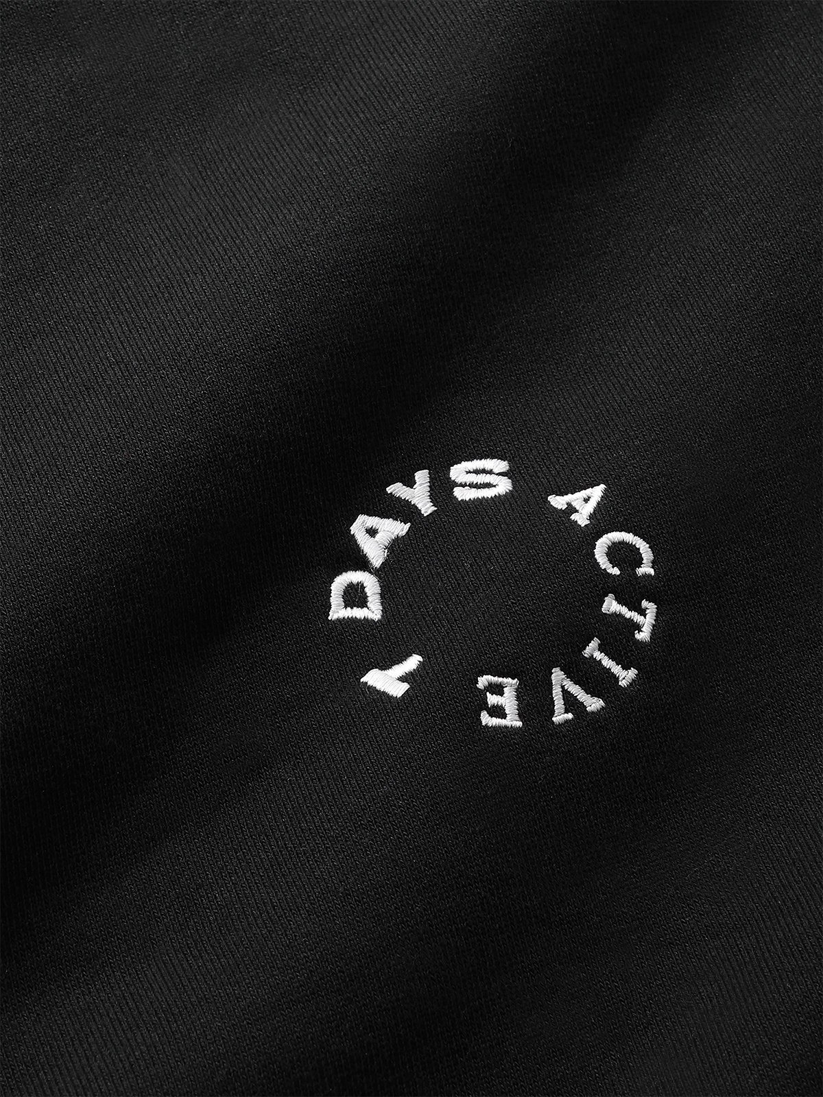 7 DAYS Active Organic Regular Crewneck Black