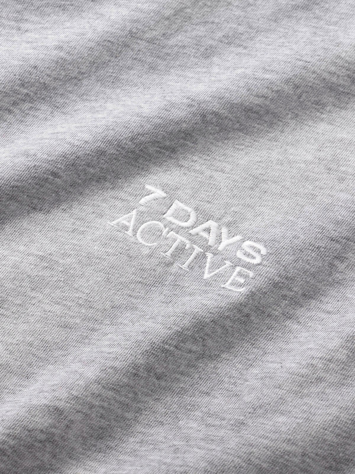 7 DAYS Active Organic Fitted Tee Heather Grey