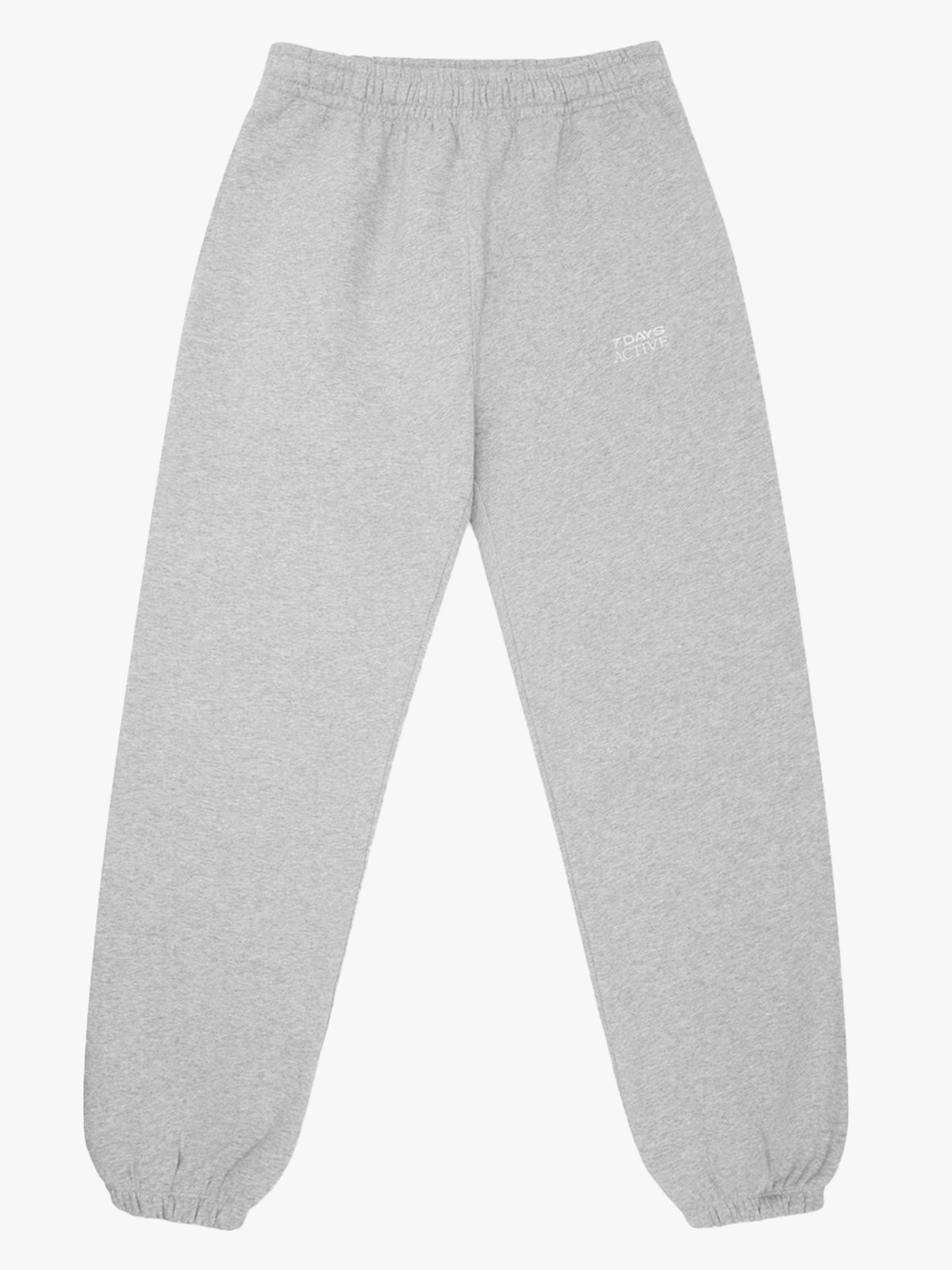7 DAYS Active Organic Fitted Sweatpants Heather Grey