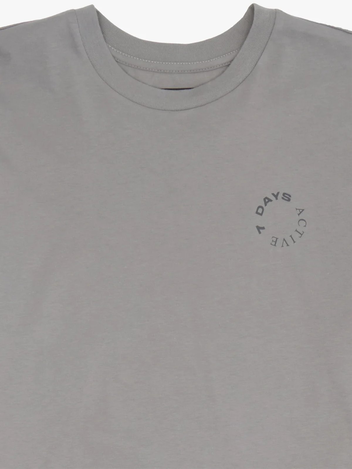 7 DAYS Active Organic Regular Fit Tee Sharkskin