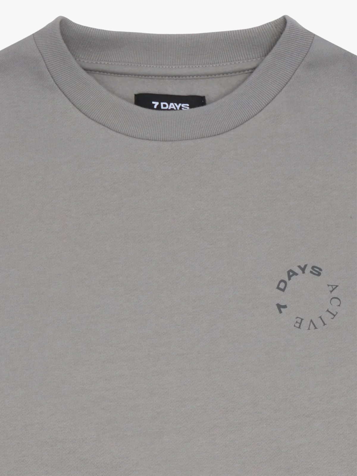 7 DAYS Active Organic Crewneck Sharkskin