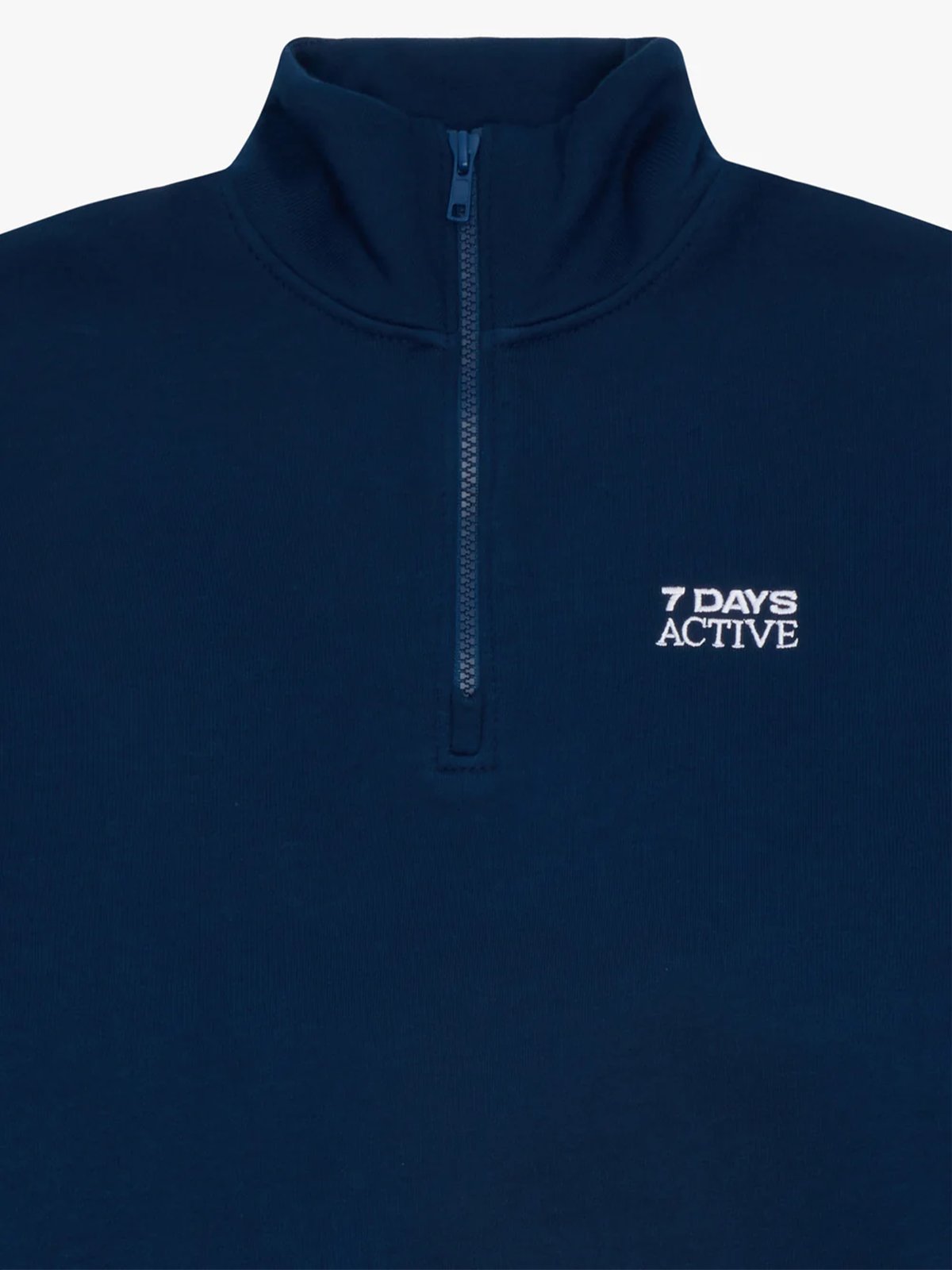7 DAYS Active Organic Regular Half Zip Pageant Blue