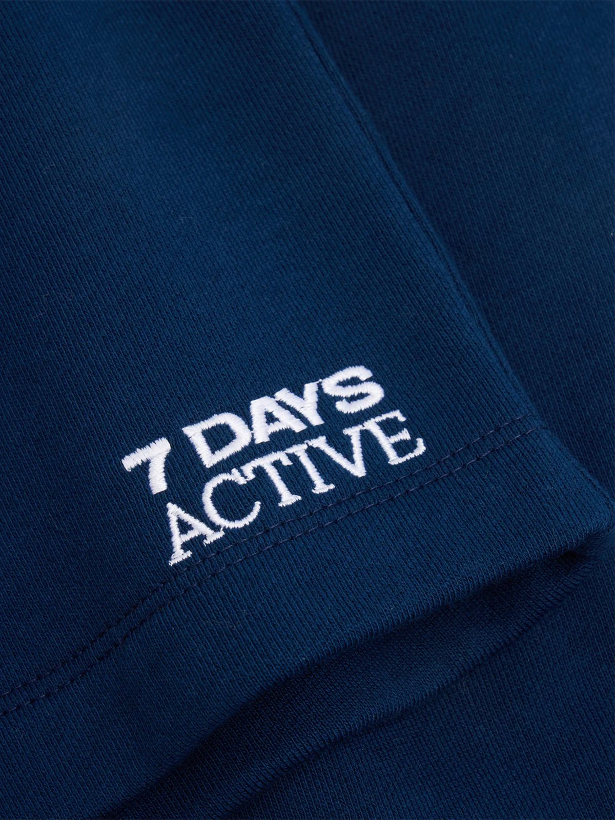 7 DAYS Active Organic Sweat Shorts Pageant Blue