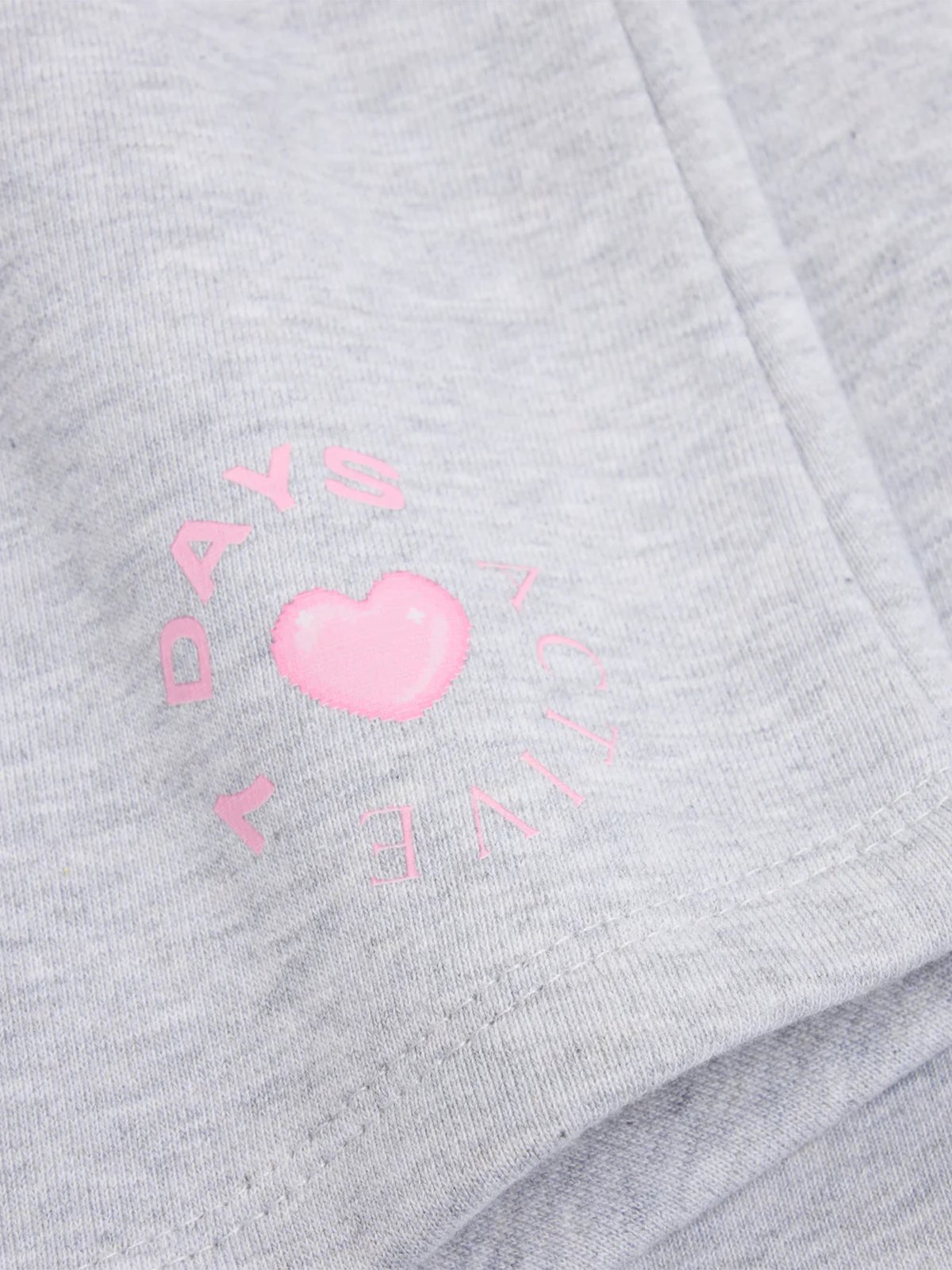 7 DAYS Active Organic Barb Shorts Heather Grey