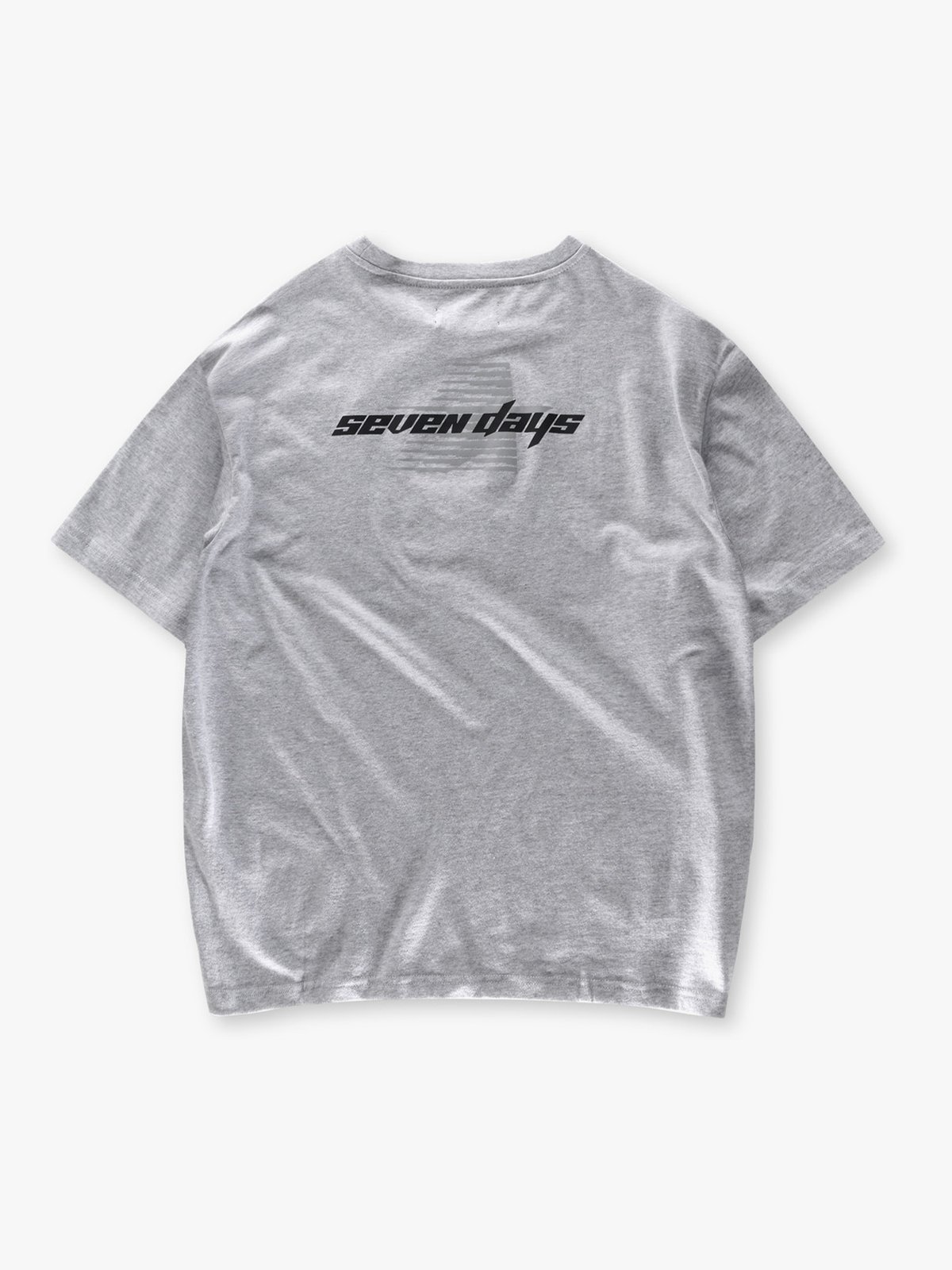 7 DAYS Active Organic Star Tee Heather Grey