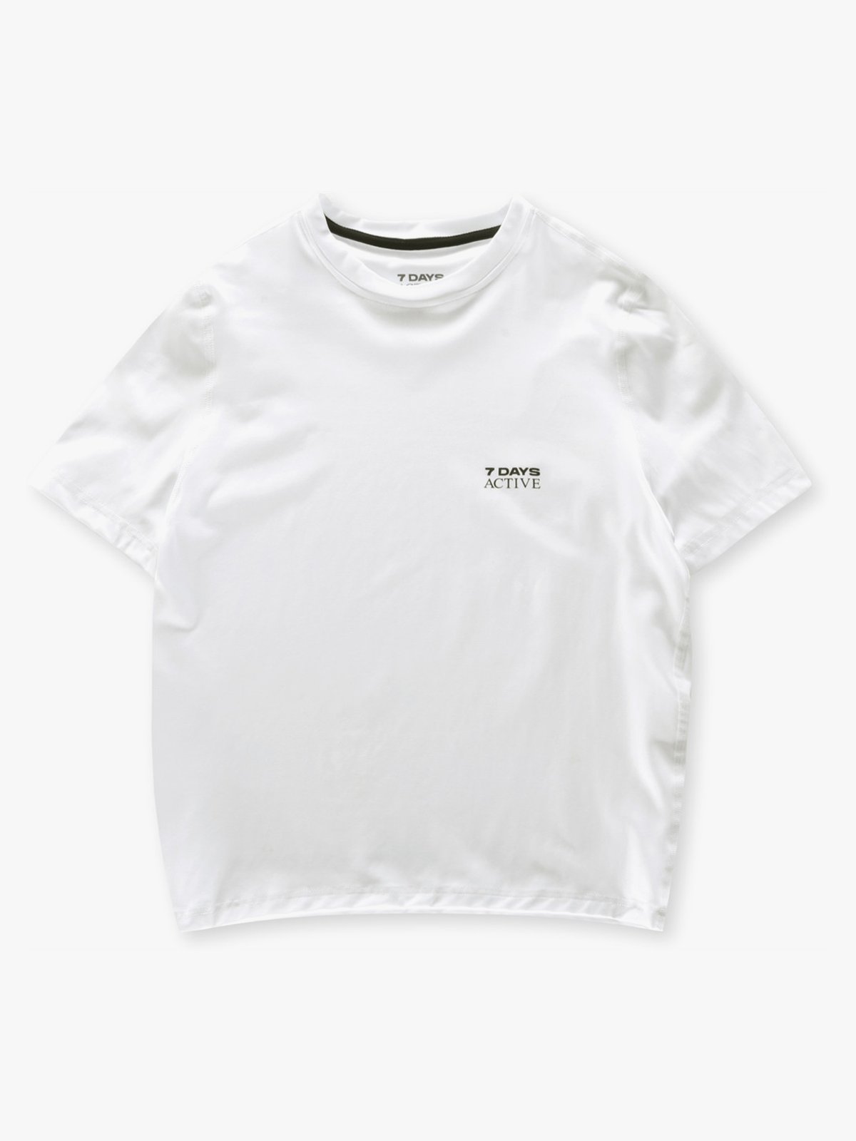 7 DAYS Active Womens Short Sleeve Tee Brilliant White