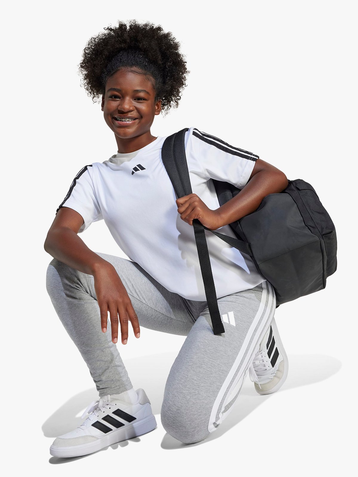 adidas 3S Leg 230 Junior Grey / White