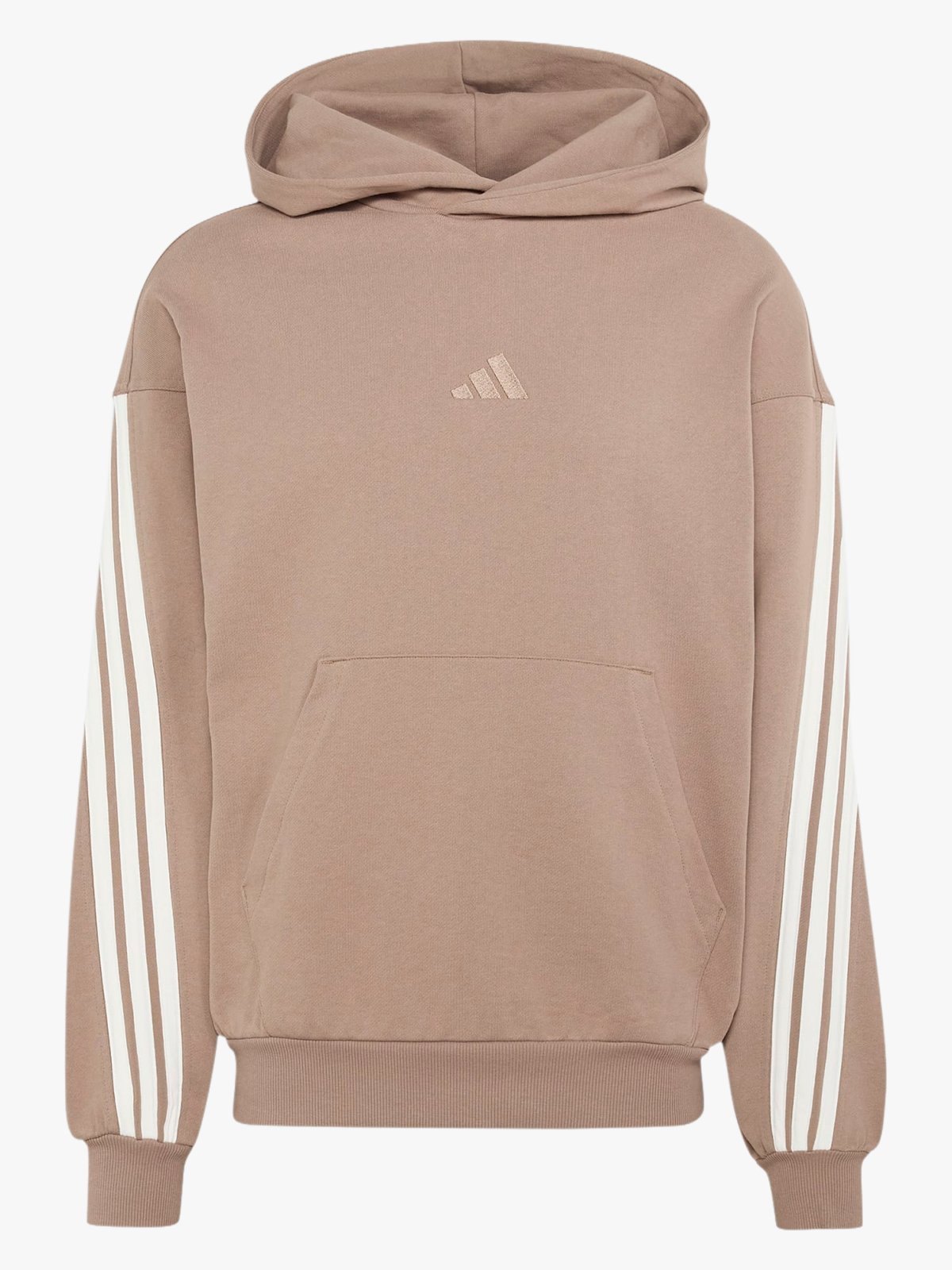 adidas Kit 3-Stripes Hoodie Beige