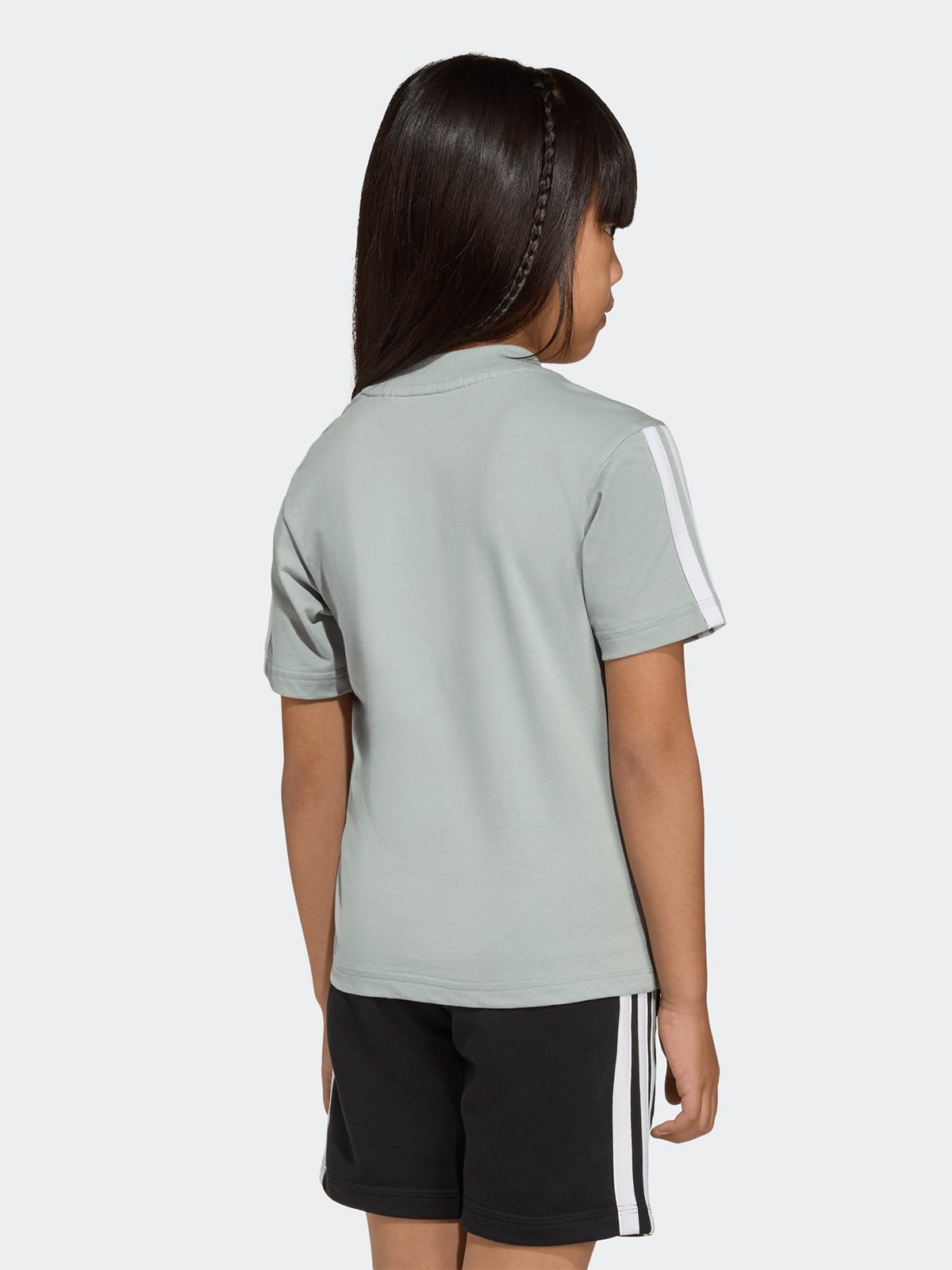 adidas 3-Stripes Tee 160 Kids Grønn