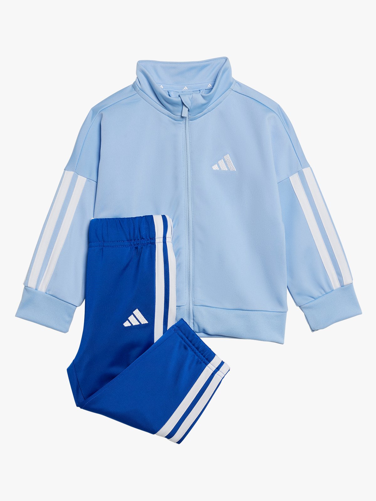 adidas 3-Stripes Track Suit 205 Infant GLOBLU/WHITE