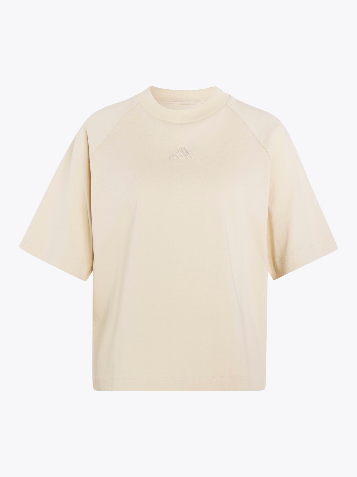 adidas Kit Small Logo T-Shirt Beige