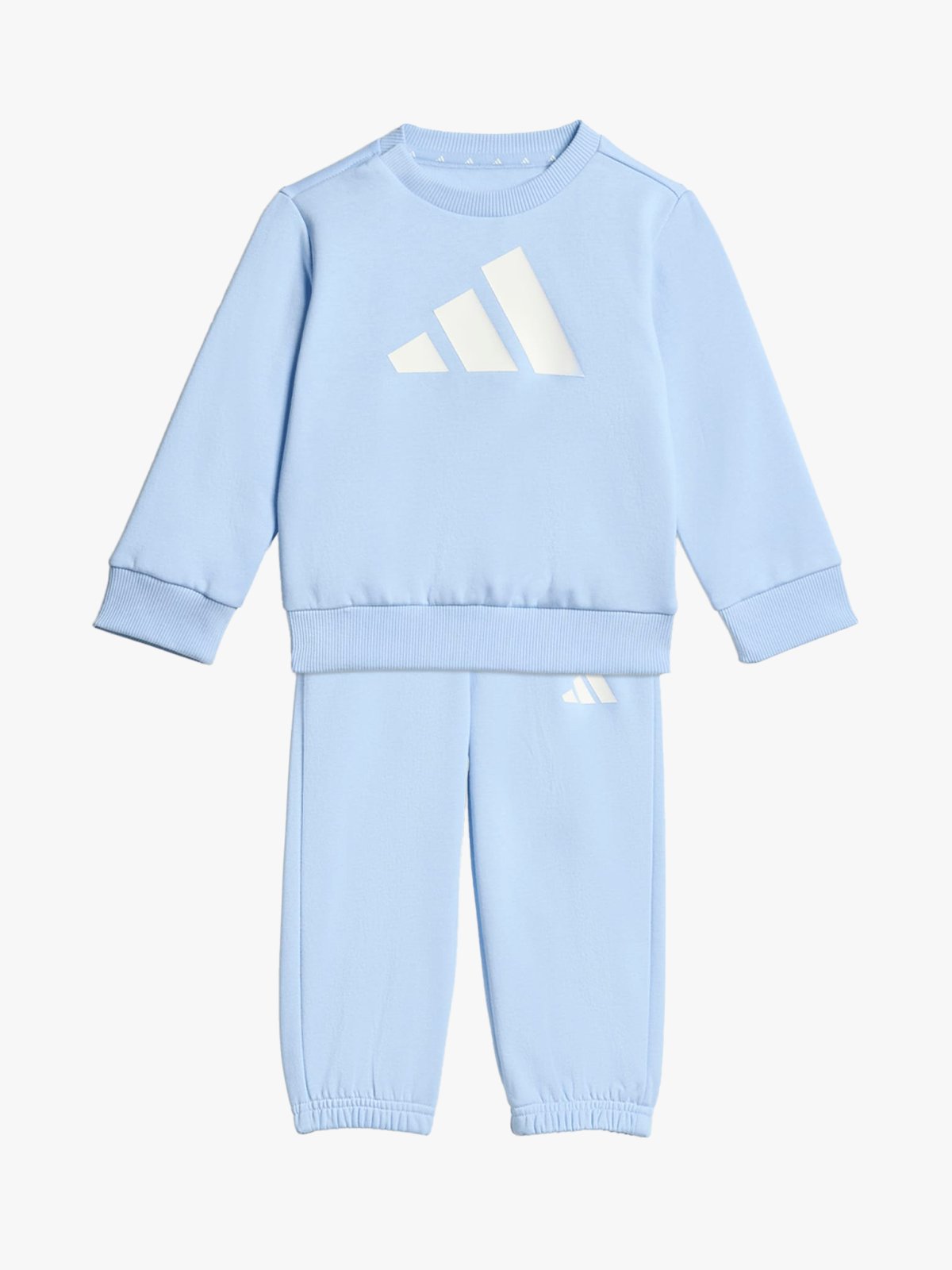 adidas Big Logo Fleece Jog Infant Blå
