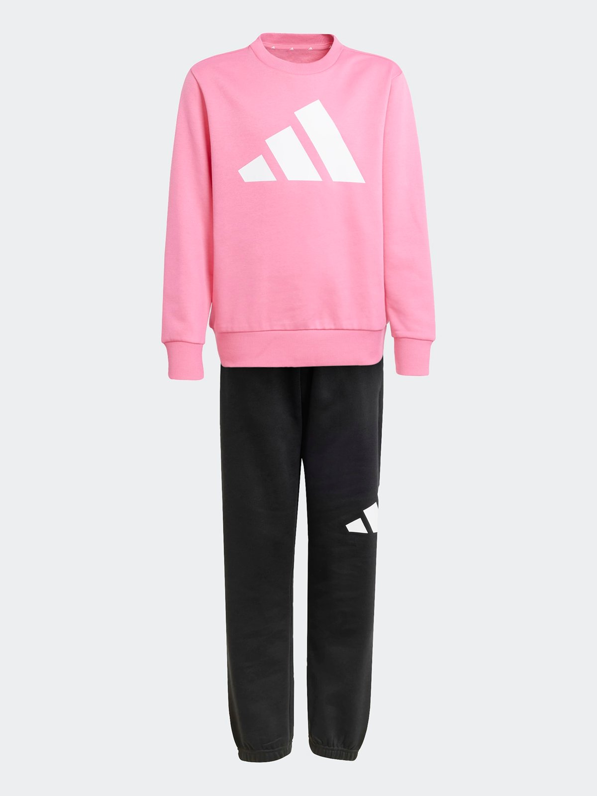 adidas Big Logo Fleece Jog Sett 240 Junior Rosa