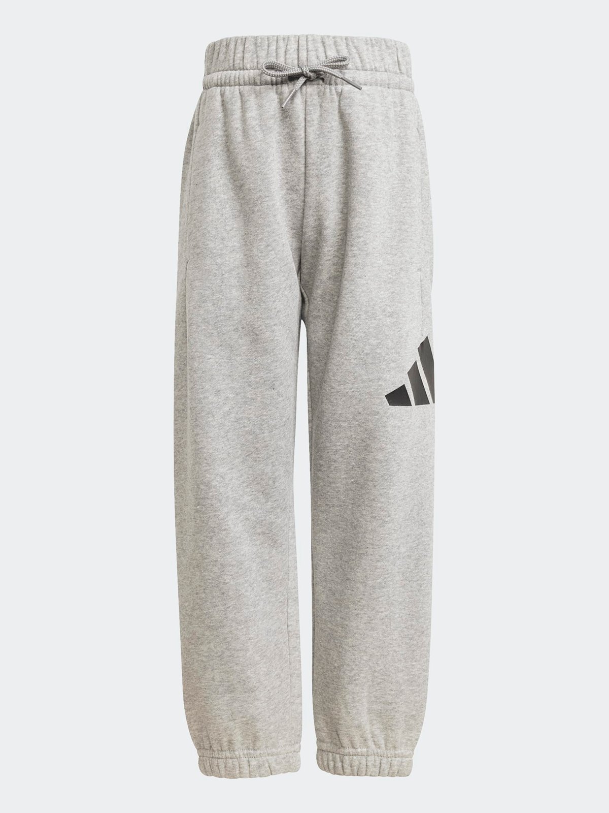 adidas Big Logo Fleece Jog Sett Kids Grey / Black