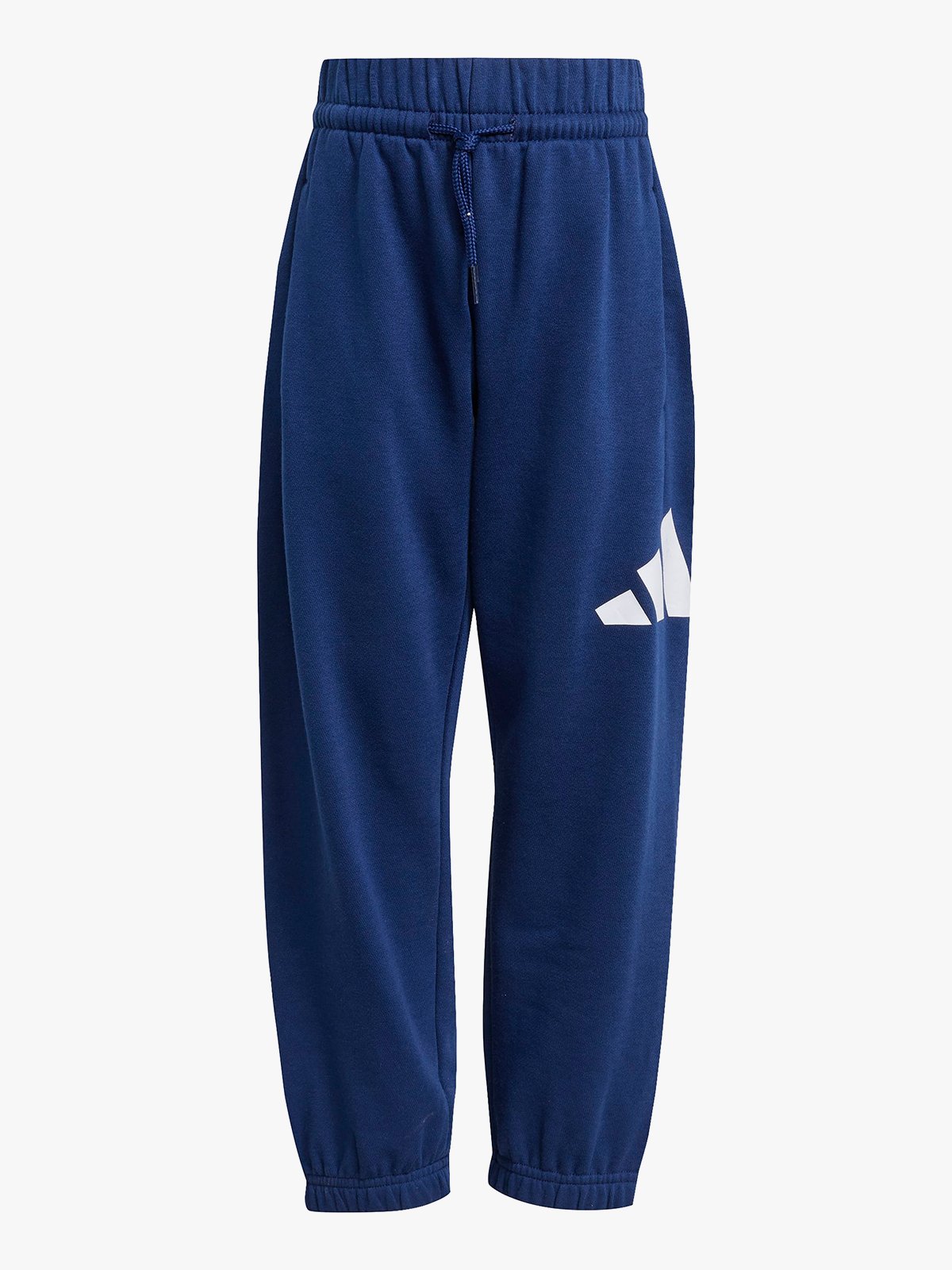 adidas Big Logo Fleece Jog Sett Kids ROYBLU/WHITE