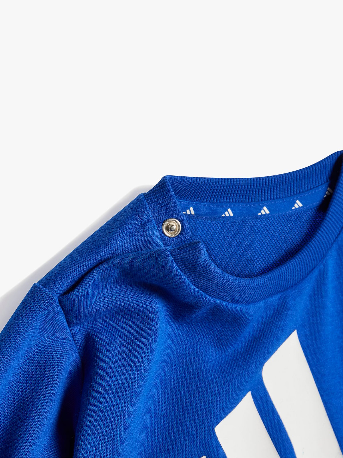 adidas Big Logo French Terry Jog Sett ROYBLU/WHITE
