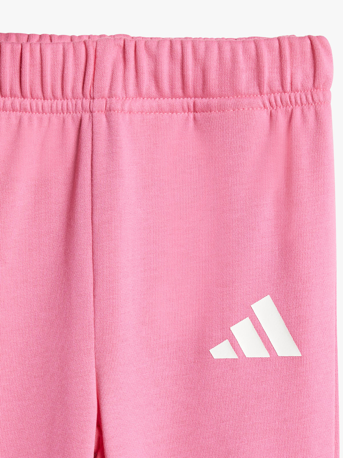 adidas Big Logo French Terry Jog Sett PNKFUS/WHITE