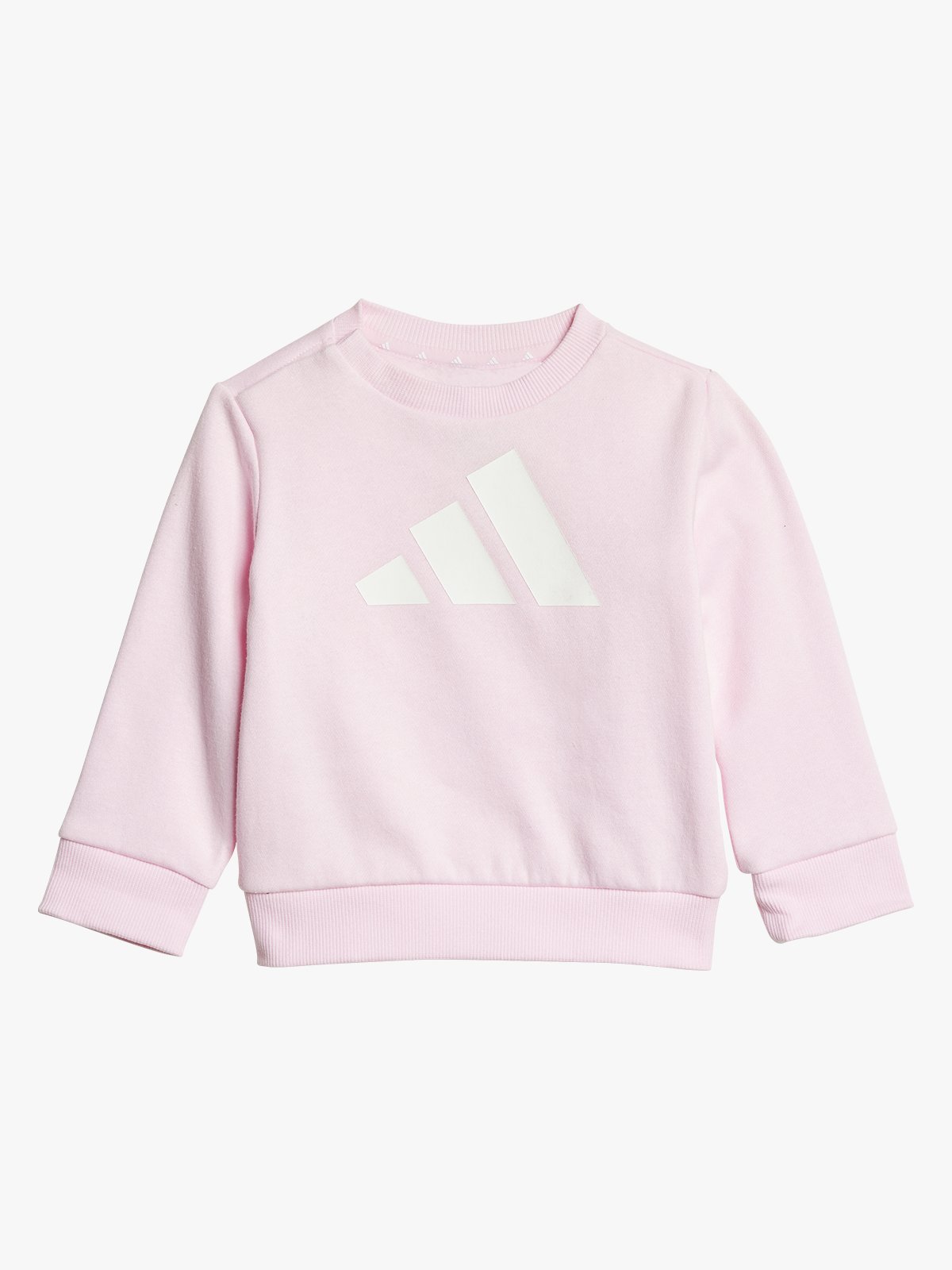 adidas Big Logo Fleece Jog Sett 240 Infant CLPINK/WHITE